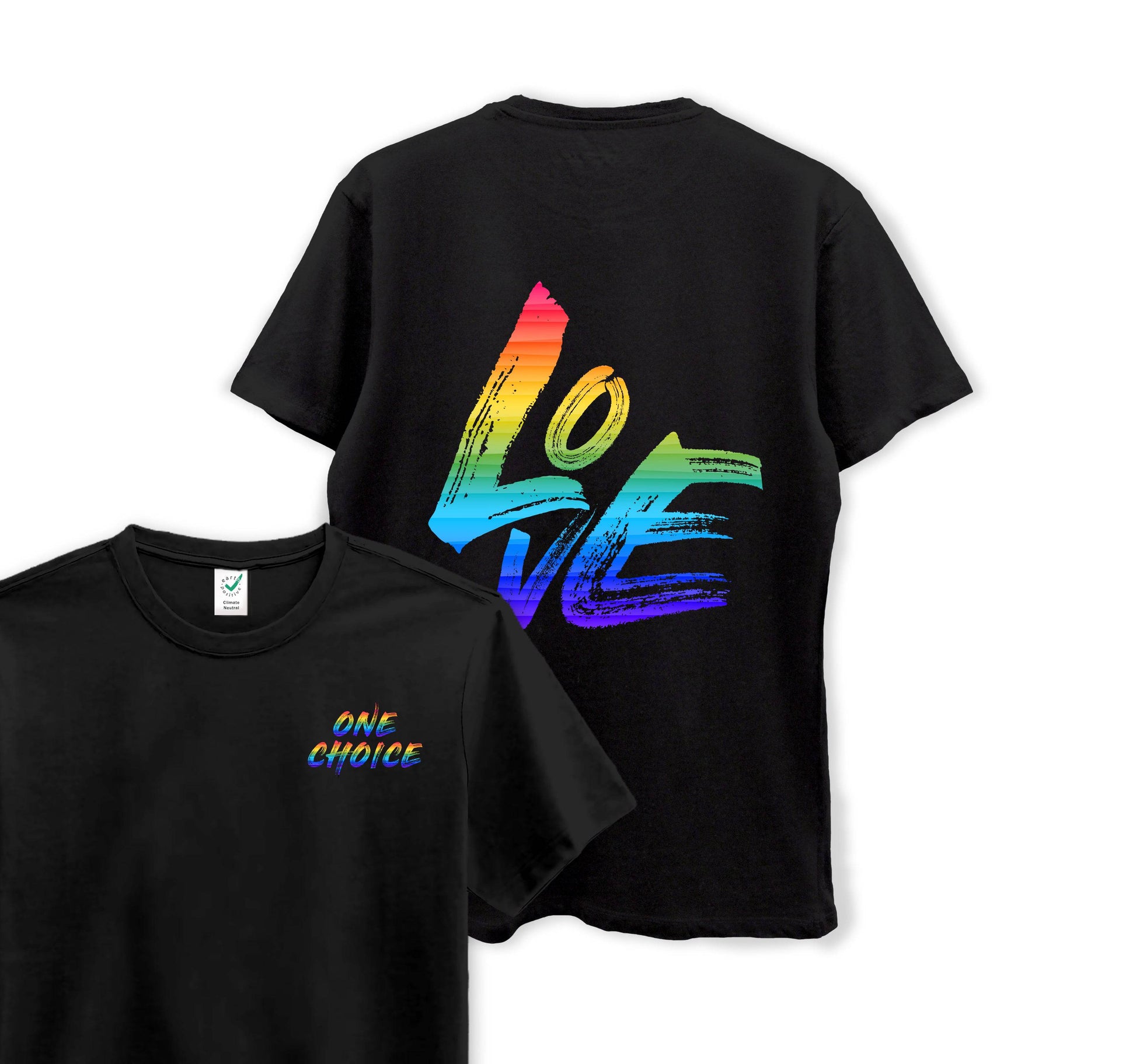 LOVE (Pride Edition) - Organic Cotton Tee - One Choice Apparel