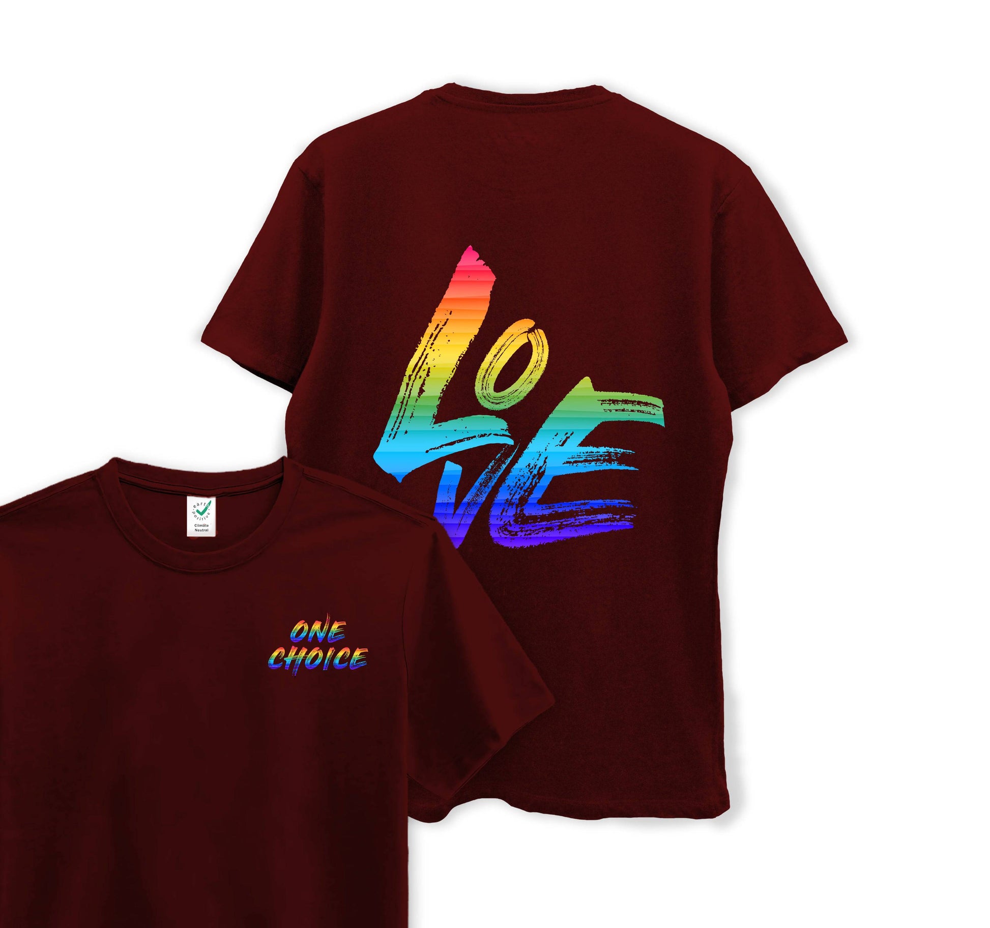 LOVE (Pride Edition) - Organic Cotton Tee - One Choice Apparel