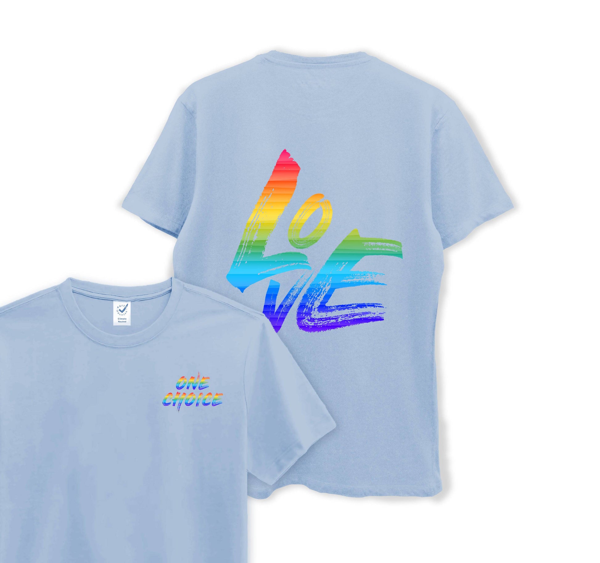 LOVE (Pride Edition) - Organic Cotton Tee - One Choice Apparel