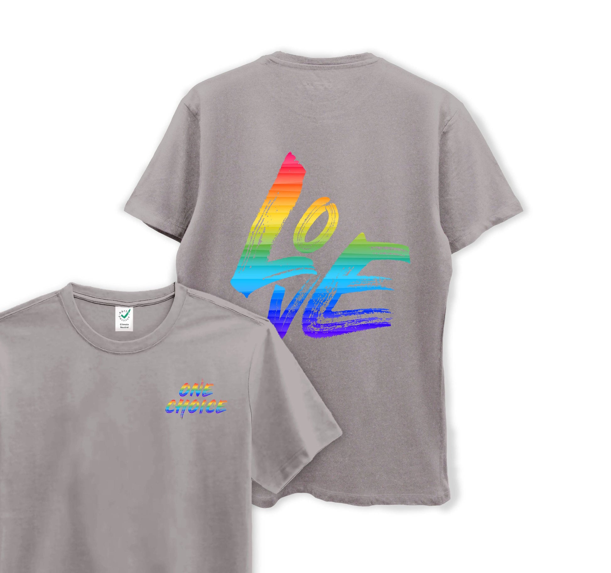 LOVE (Pride Edition) - Organic Cotton Tee - One Choice Apparel