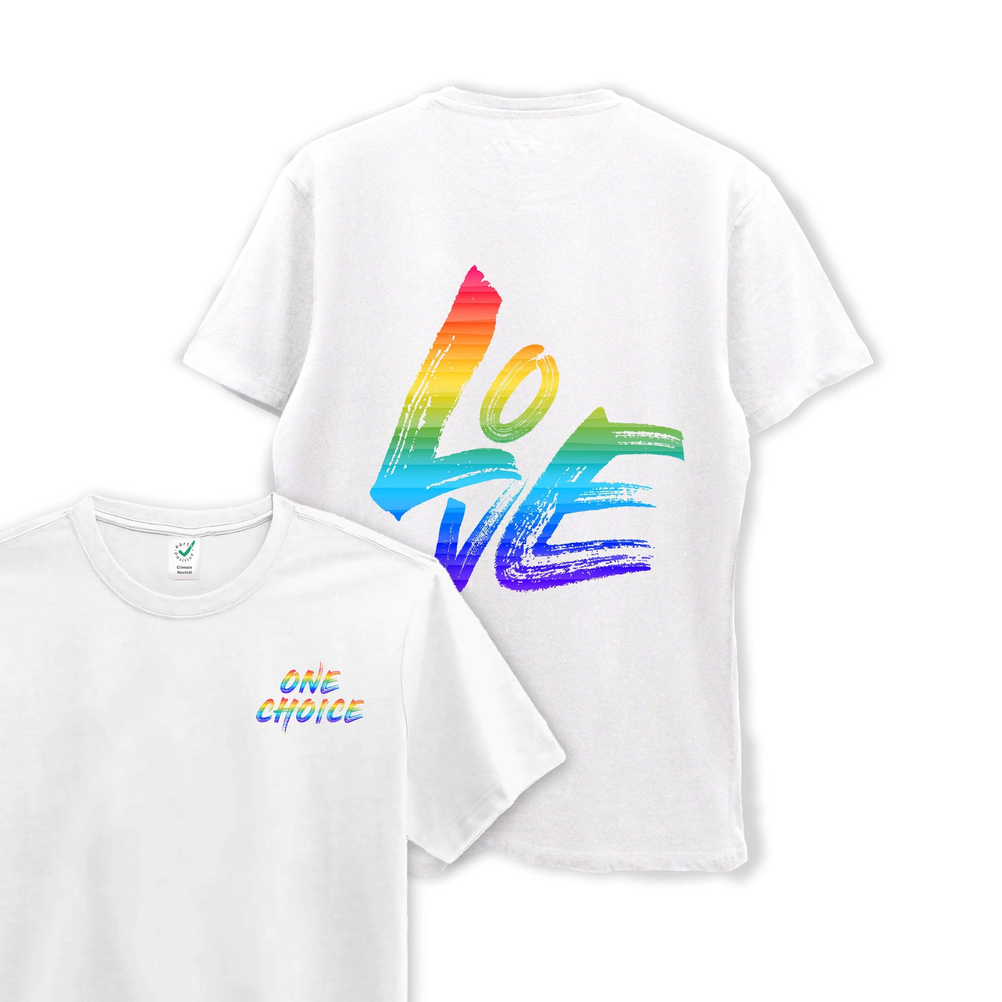 LOVE (Pride Edition) - Organic Cotton Tee - One Choice Apparel