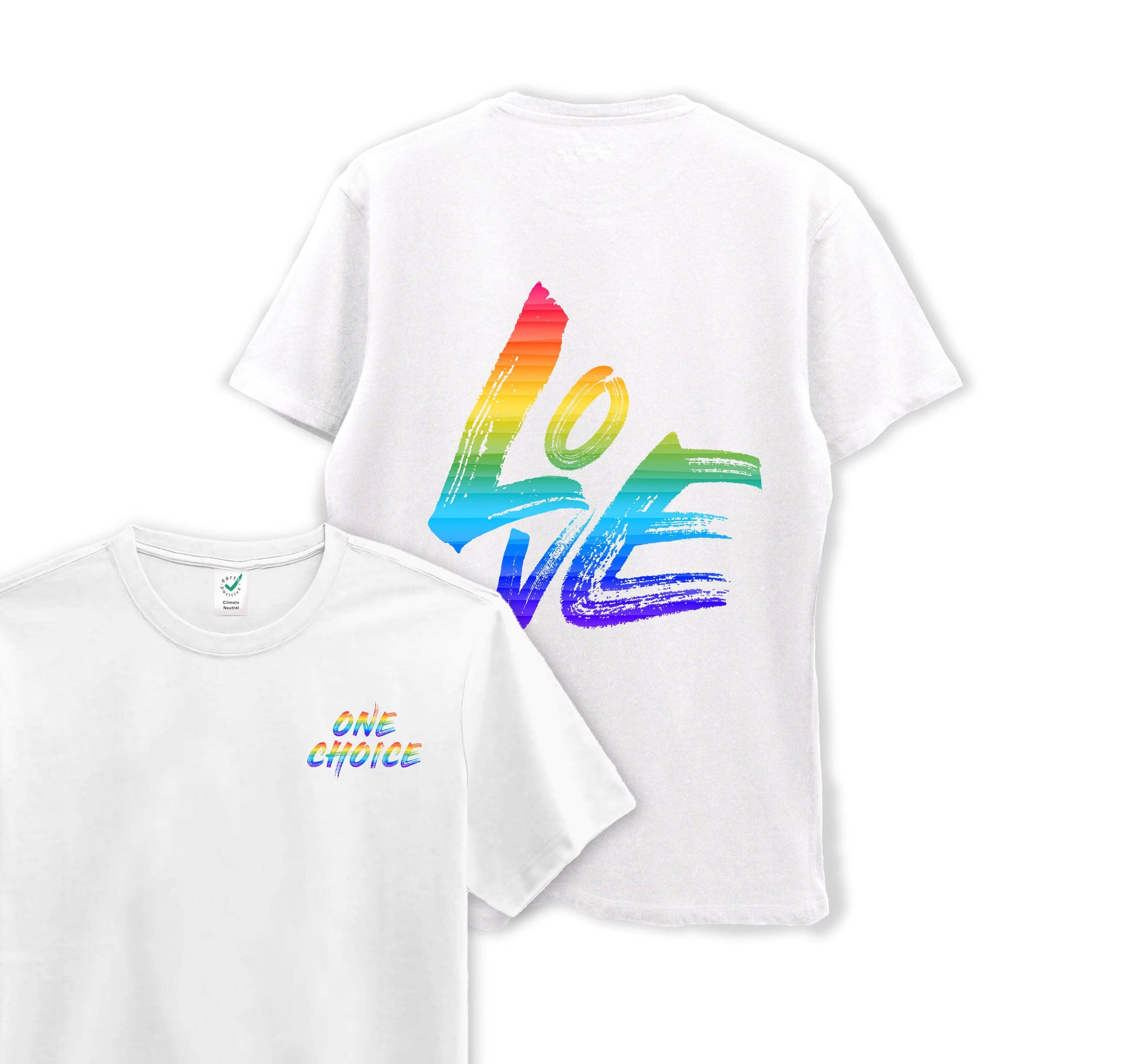 LOVE (Pride Edition) - Organic Cotton Tee - One Choice Apparel