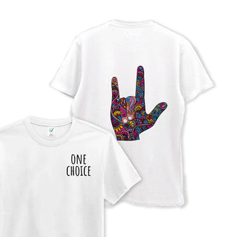 Love Sign - Organic Cotton Tee - One Choice Apparel