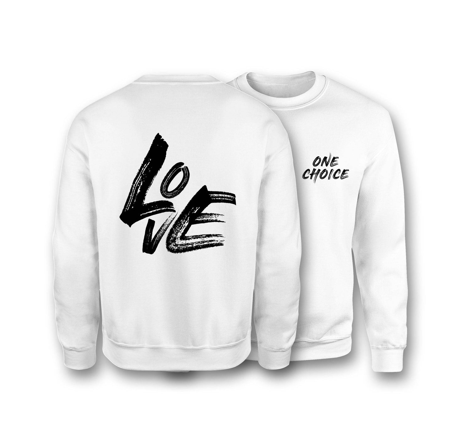 LOVE Sweatshirt - Organic Cotton Sweatshirt - One Choice Apparel