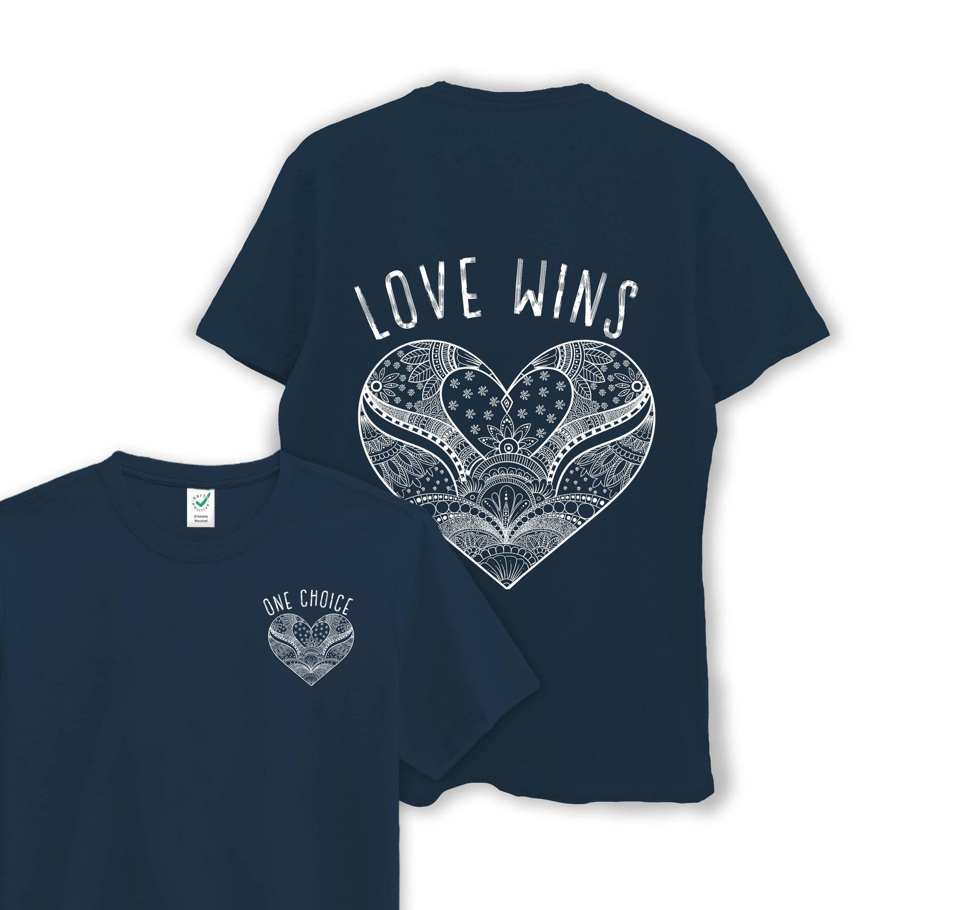 Love Wins - Organic Cotton Tee - One Choice Apparel