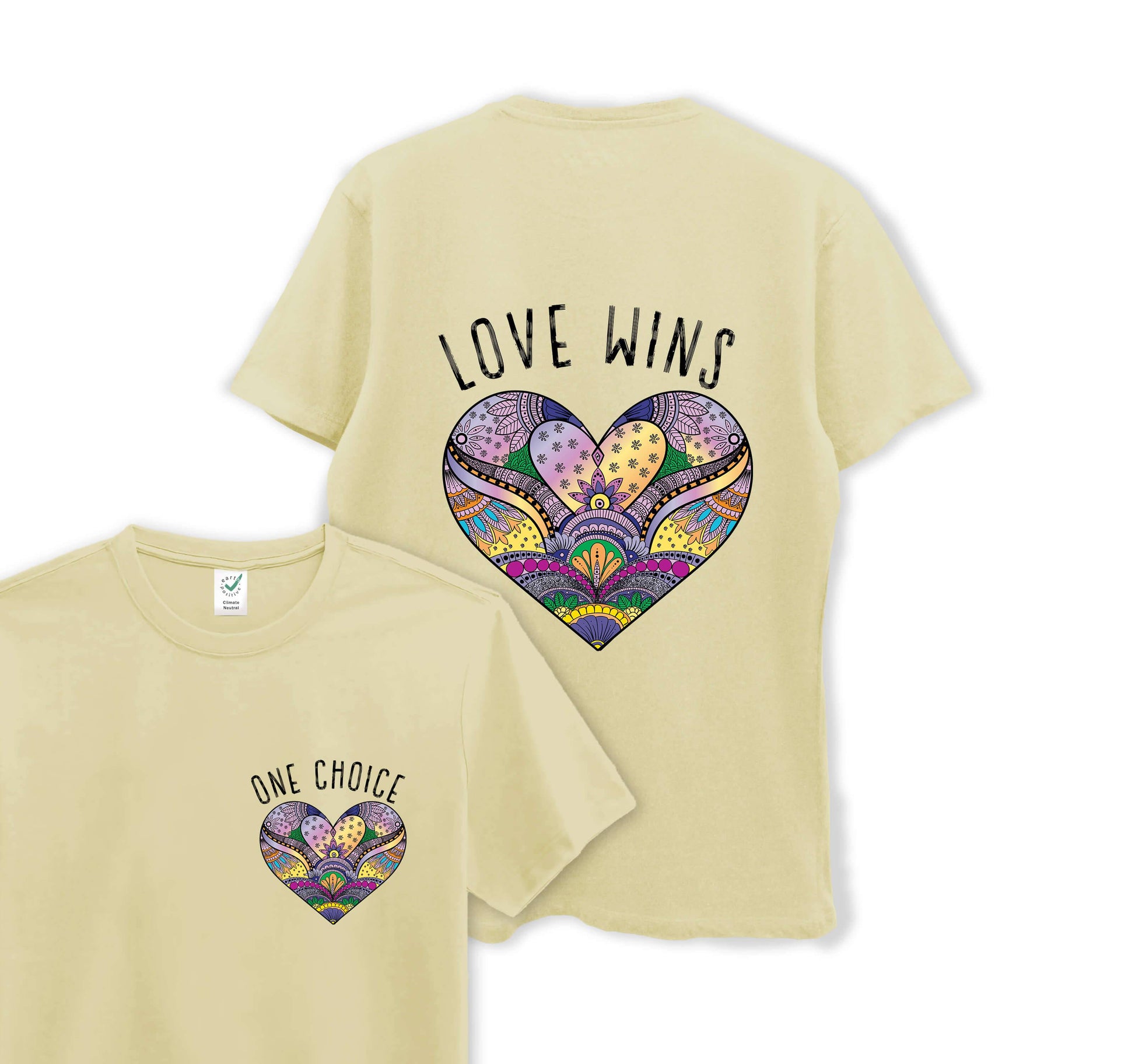 Love Wins - Organic Cotton Tee - One Choice Apparel