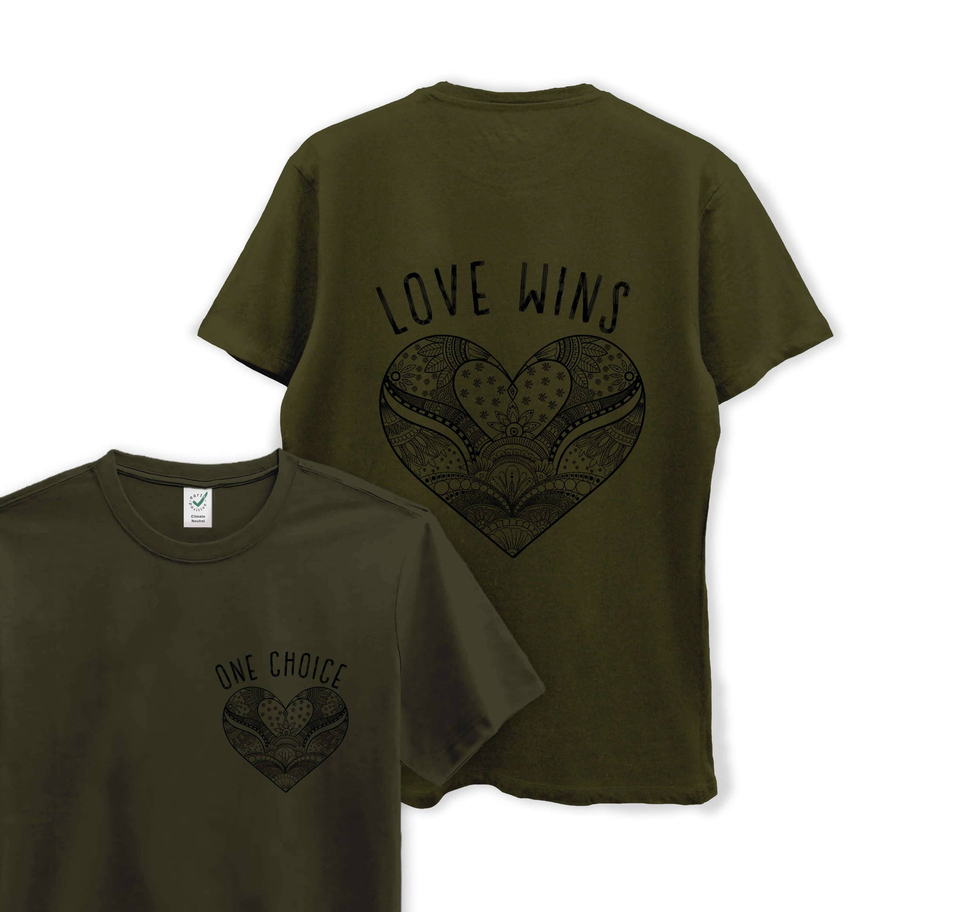 Love Wins - Organic Cotton Tee - One Choice Apparel