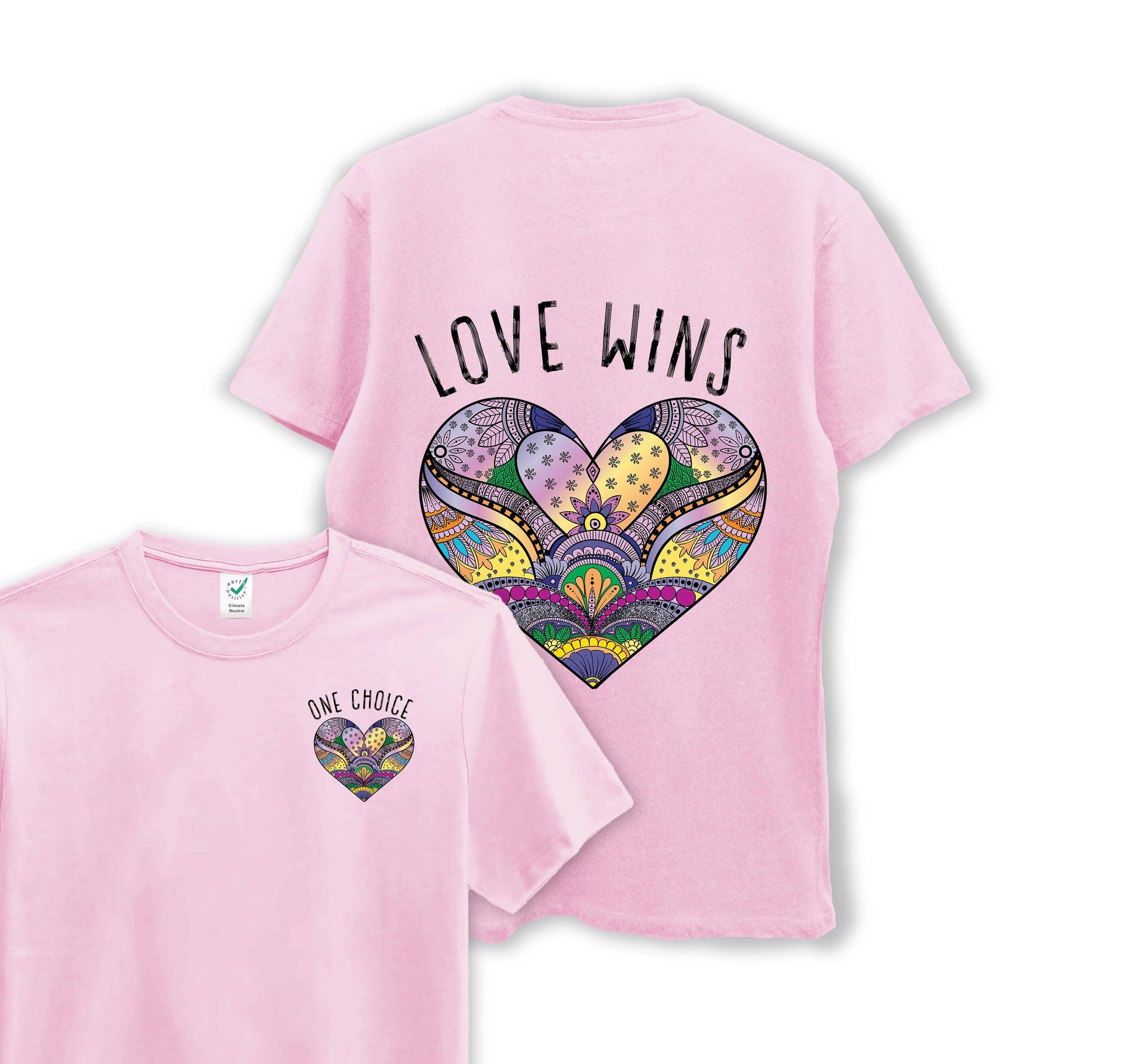 Love Wins - Organic Cotton Tee - One Choice Apparel