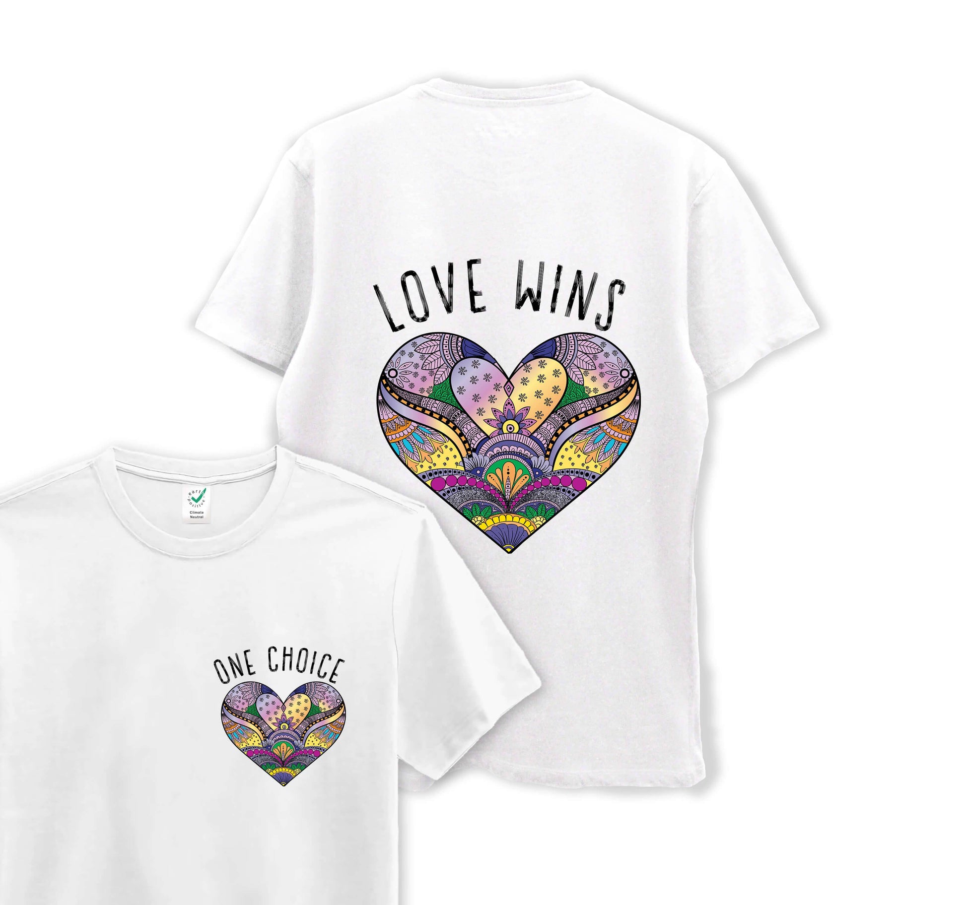 Love Wins - Organic Cotton Tee - One Choice Apparel