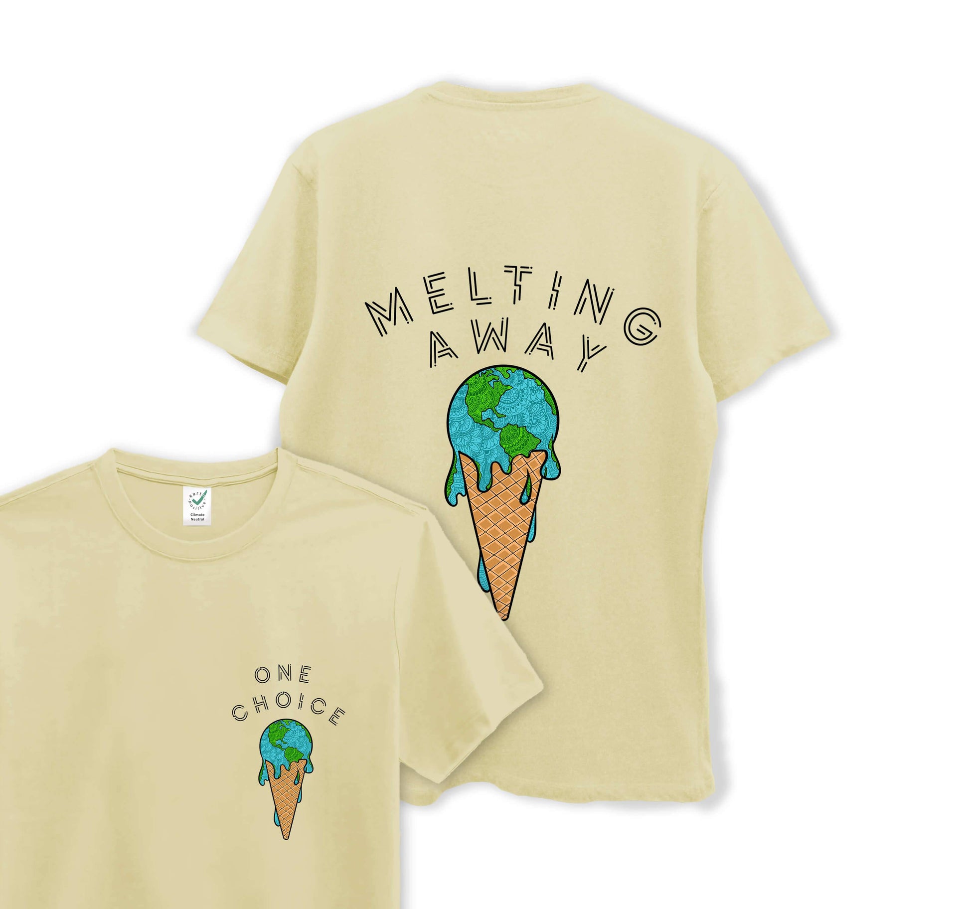 Melting Away - Organic Cotton Tee - One Choice Apparel