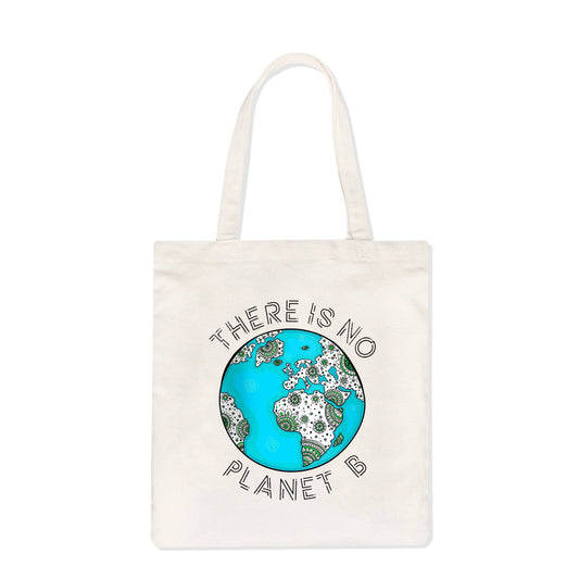 No Planet B Natural Tote Bag - One Choice Apparel