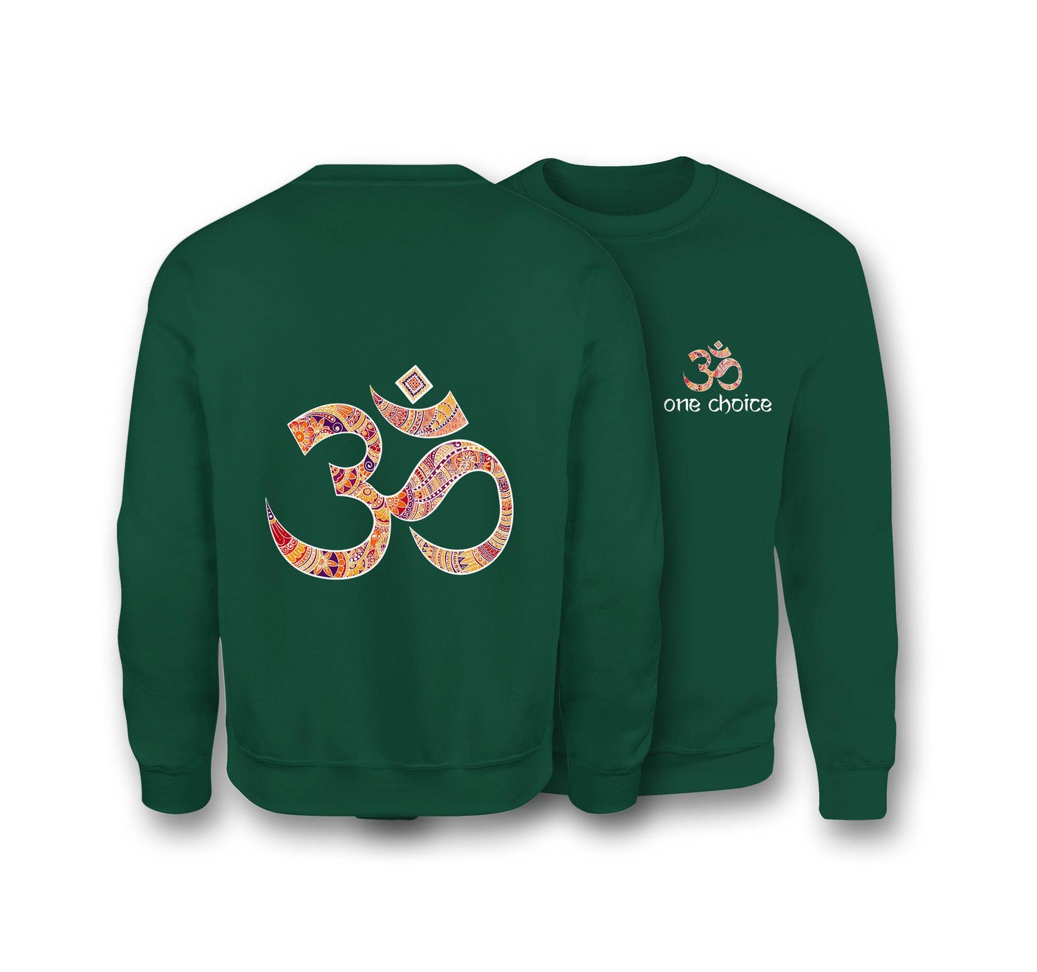 OM Symbol Sweatshirt - Organic Cotton Sweatshirt - One Choice Apparel