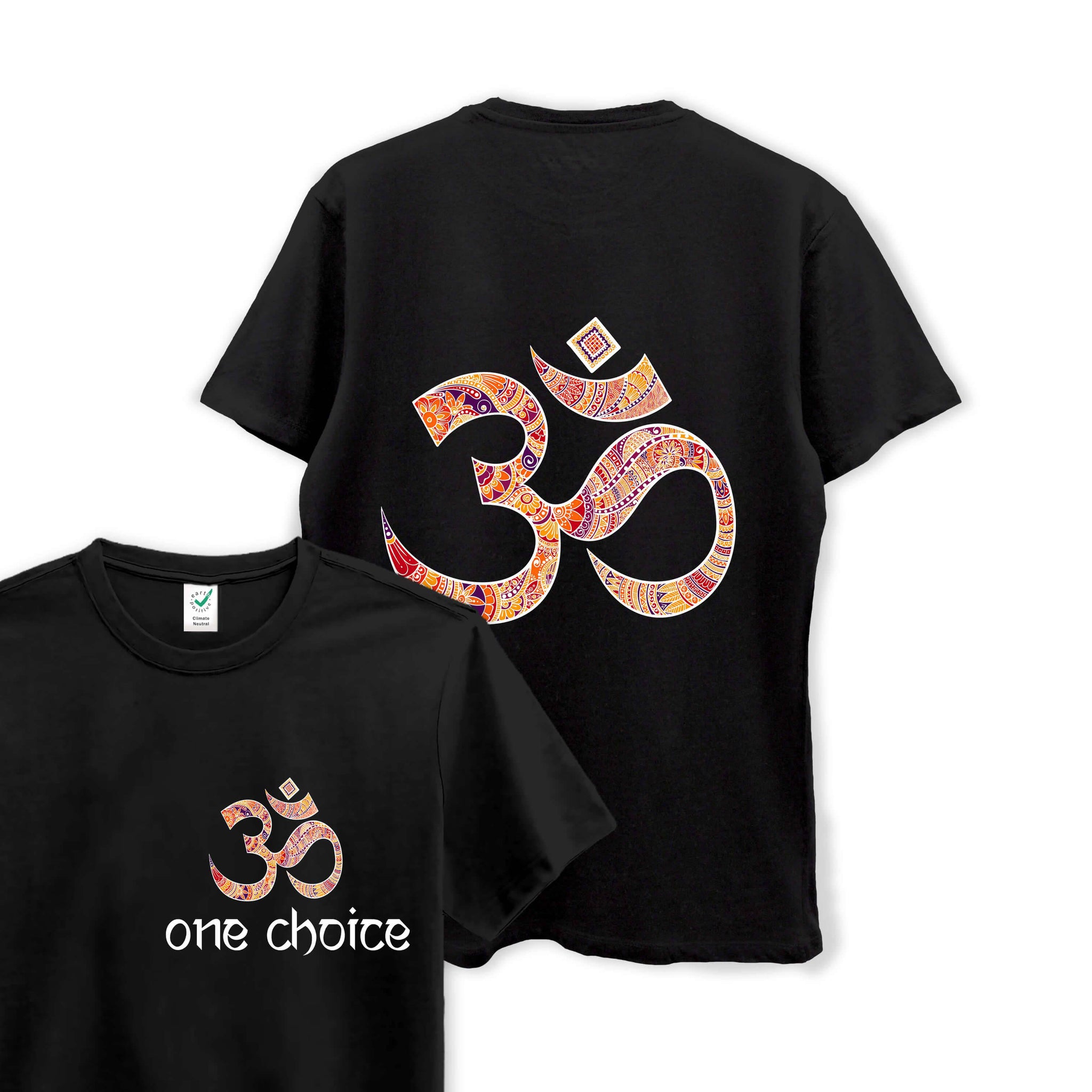 OM Symbol - Yoga Collection - Organic Cotton Tee - One Choice Apparel