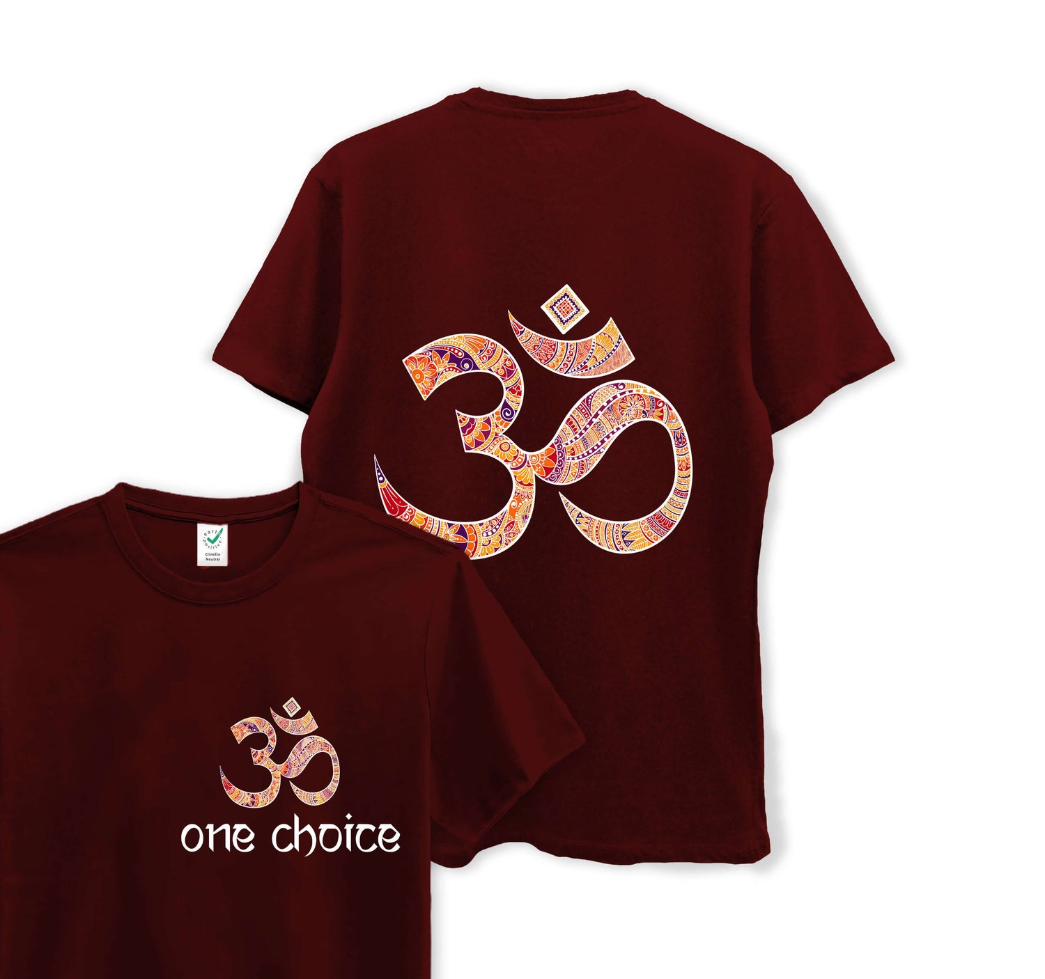OM Symbol - Yoga Collection - Organic Cotton Tee - One Choice Apparel