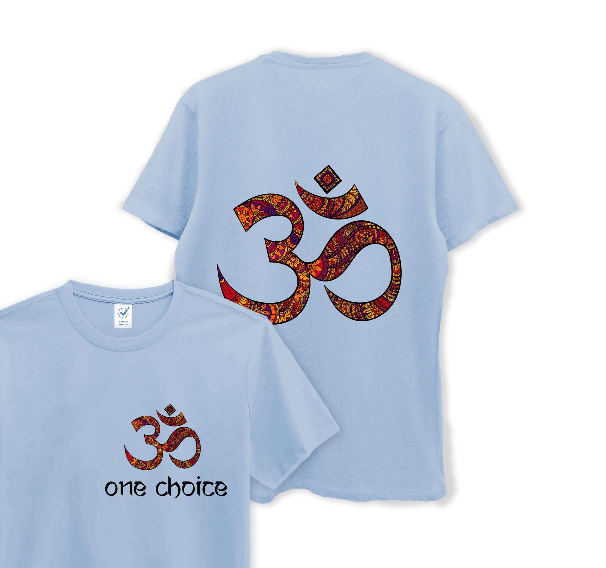 OM Symbol - Yoga Collection - Organic Cotton Tee - One Choice Apparel