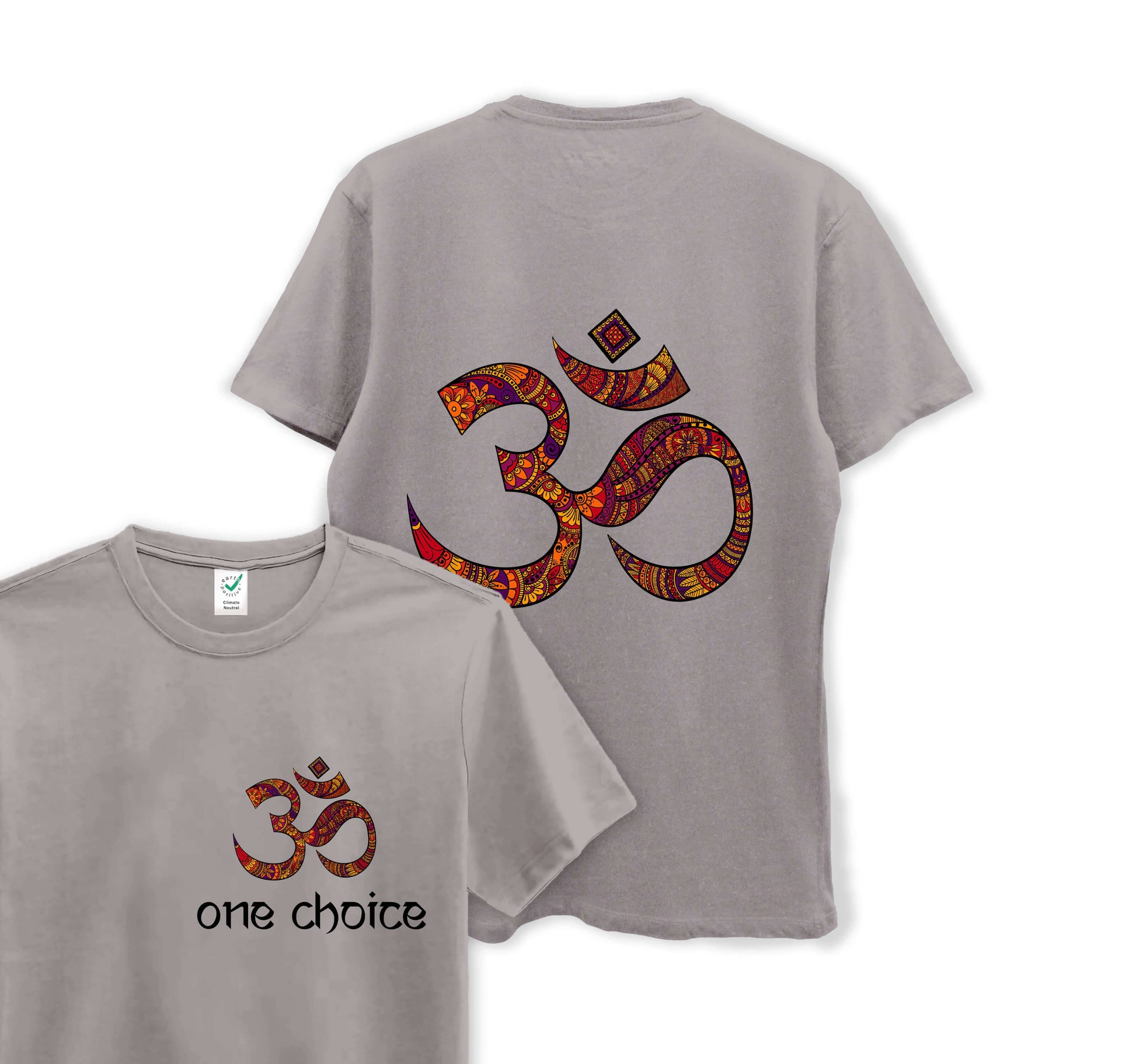 OM Symbol - Yoga Collection - Organic Cotton Tee - One Choice Apparel