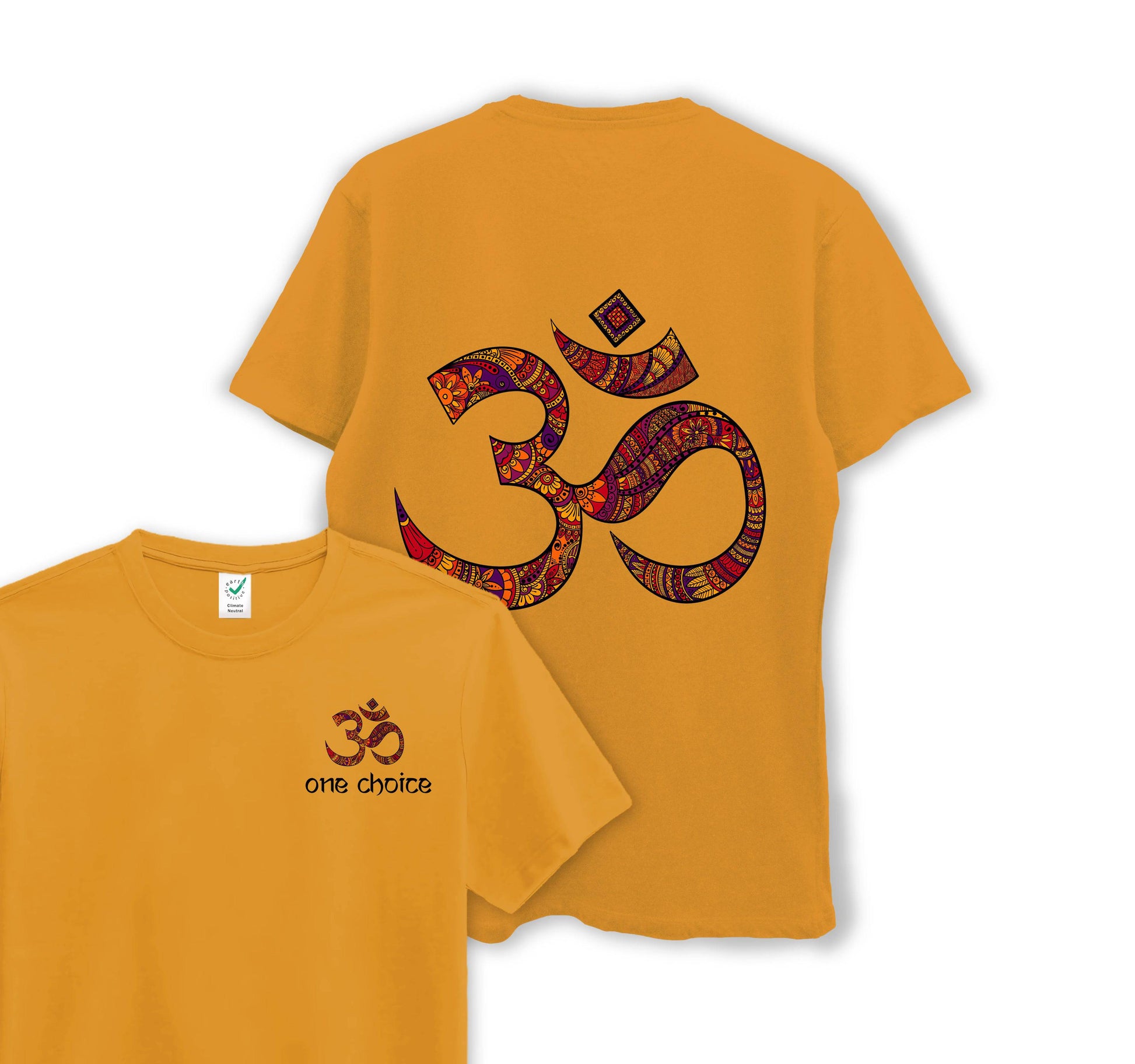 OM Symbol - Yoga Collection - Organic Cotton Tee - One Choice Apparel