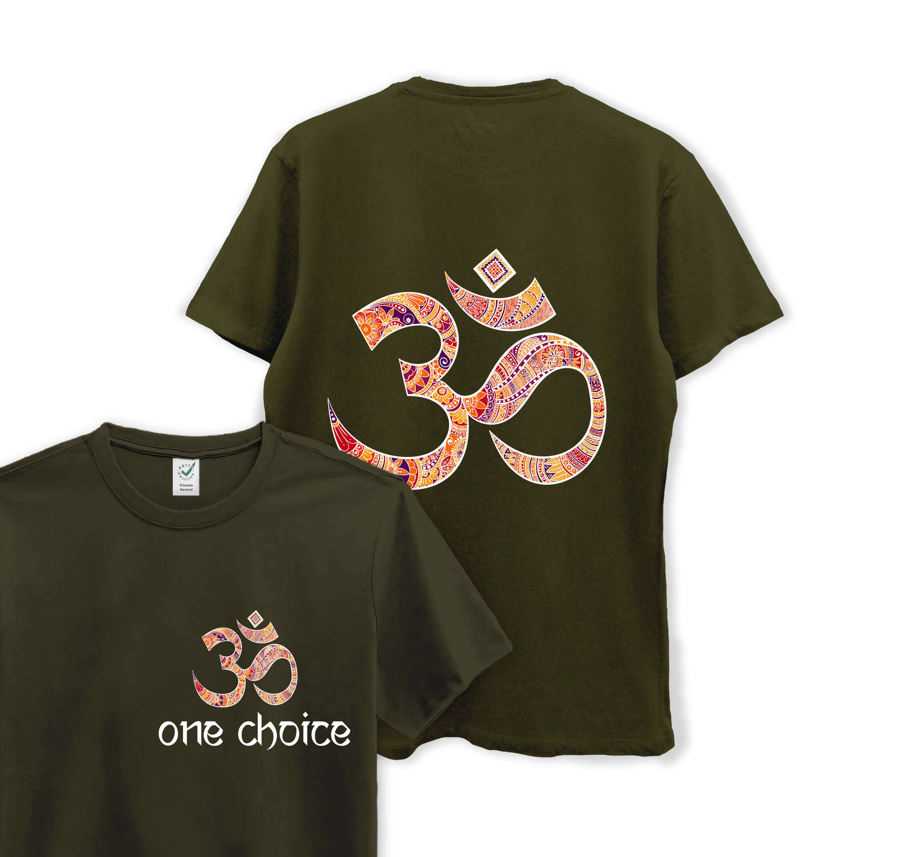 OM Symbol Yoga Collection Organic Cotton Tee