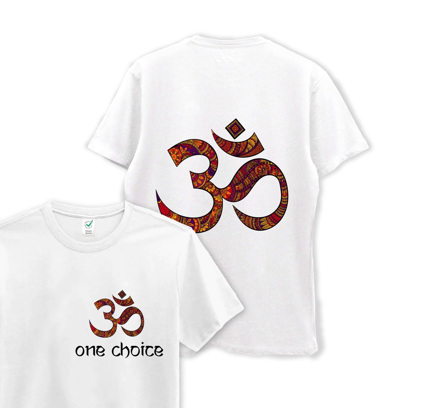 OM Symbol - Yoga Collection - Organic Cotton Tee - One Choice Apparel