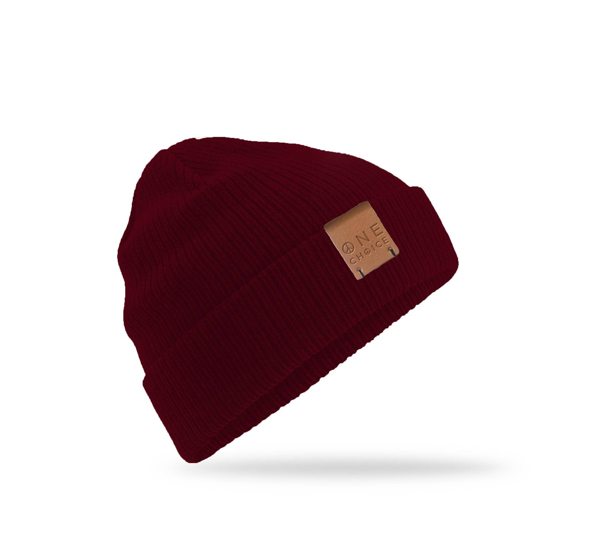 One Choice Burgundy Beanie - Organic Cotton - One Choice Apparel