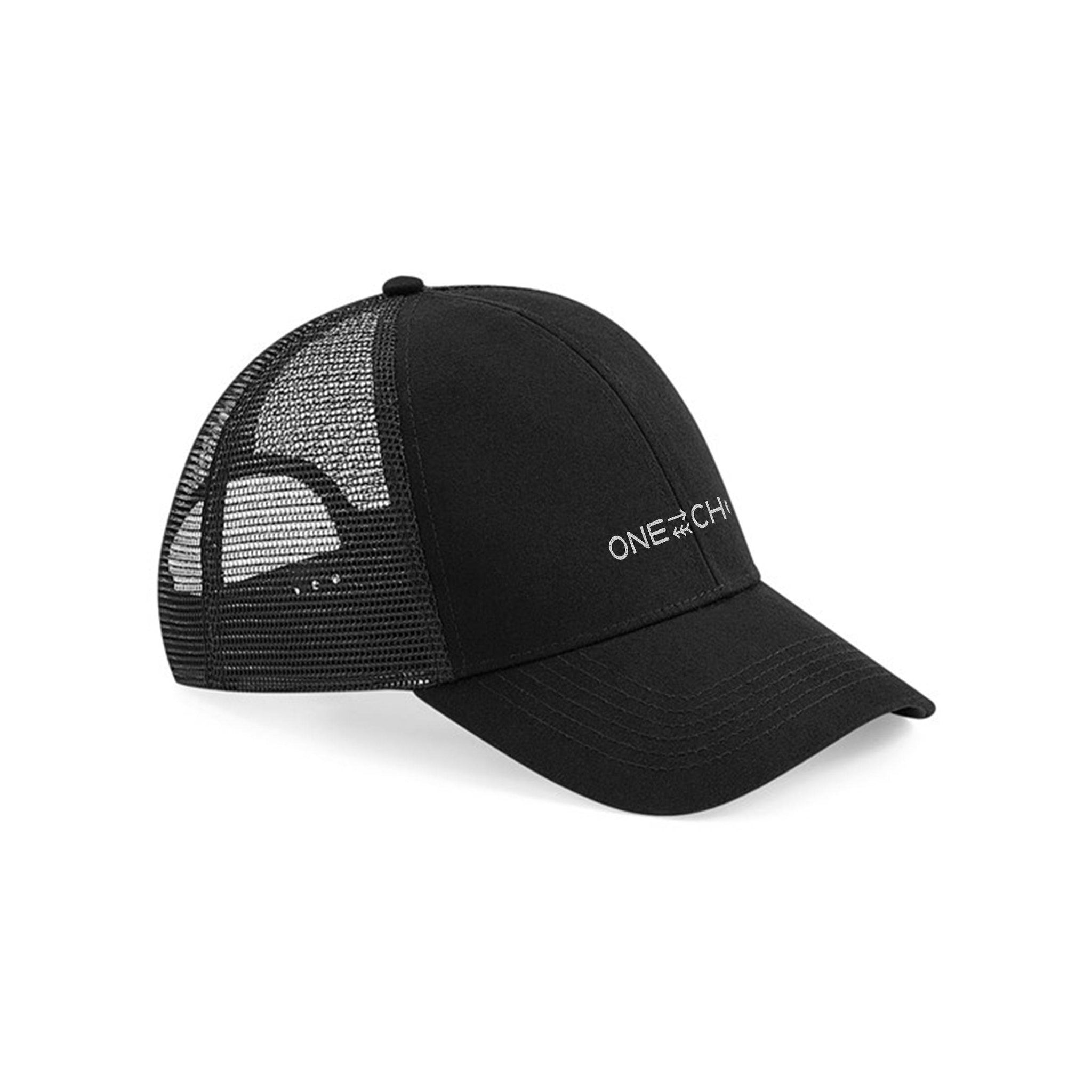 Organic Trucker Hat - Black - One Choice Apparel