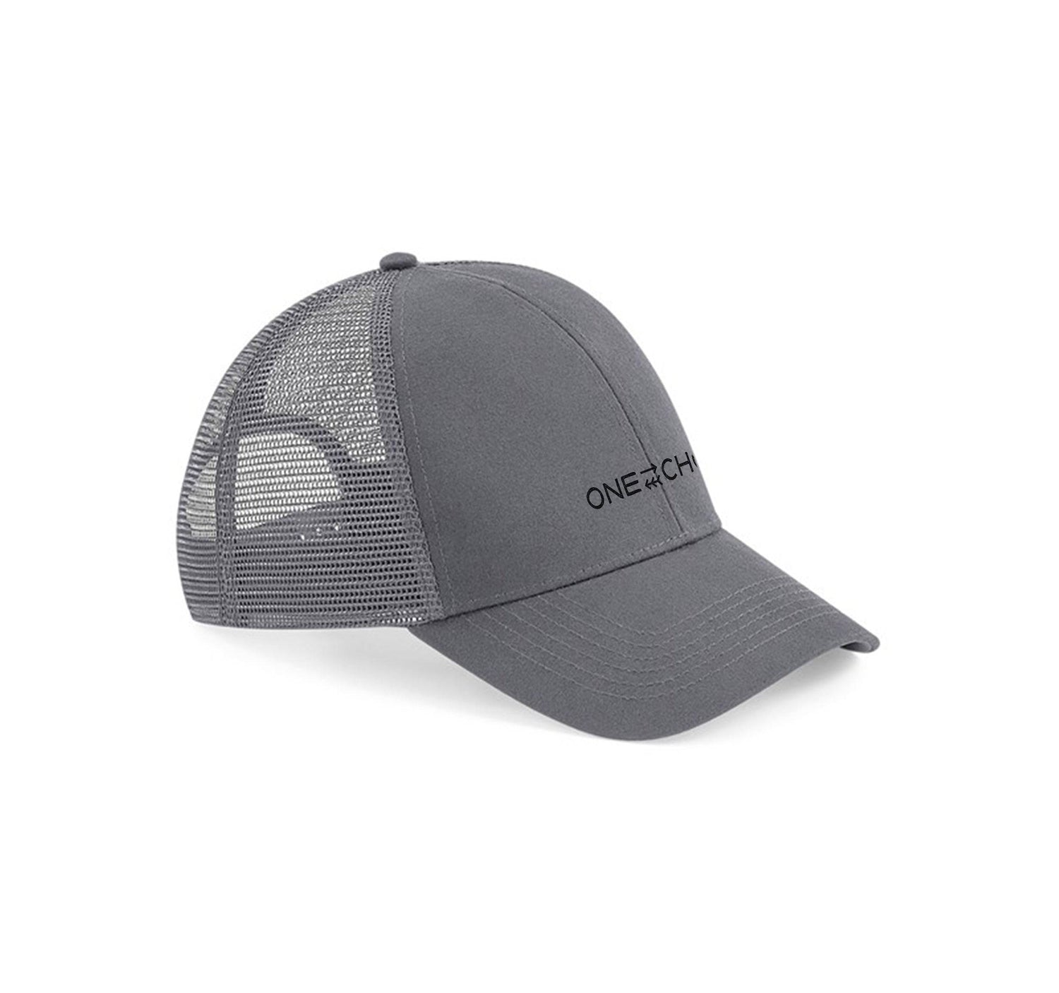 Organic Trucker Hat - Grey - One Choice Apparel