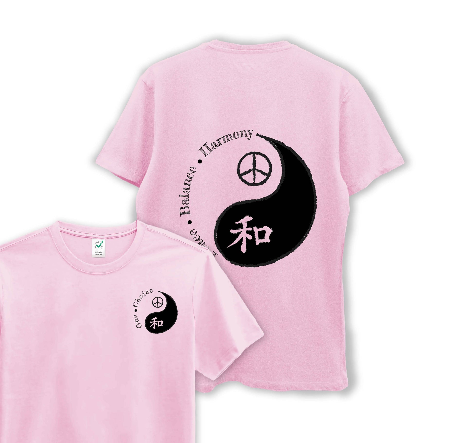 Peace, Balance, Harmony - Organic Cotton Tee - One Choice Apparel