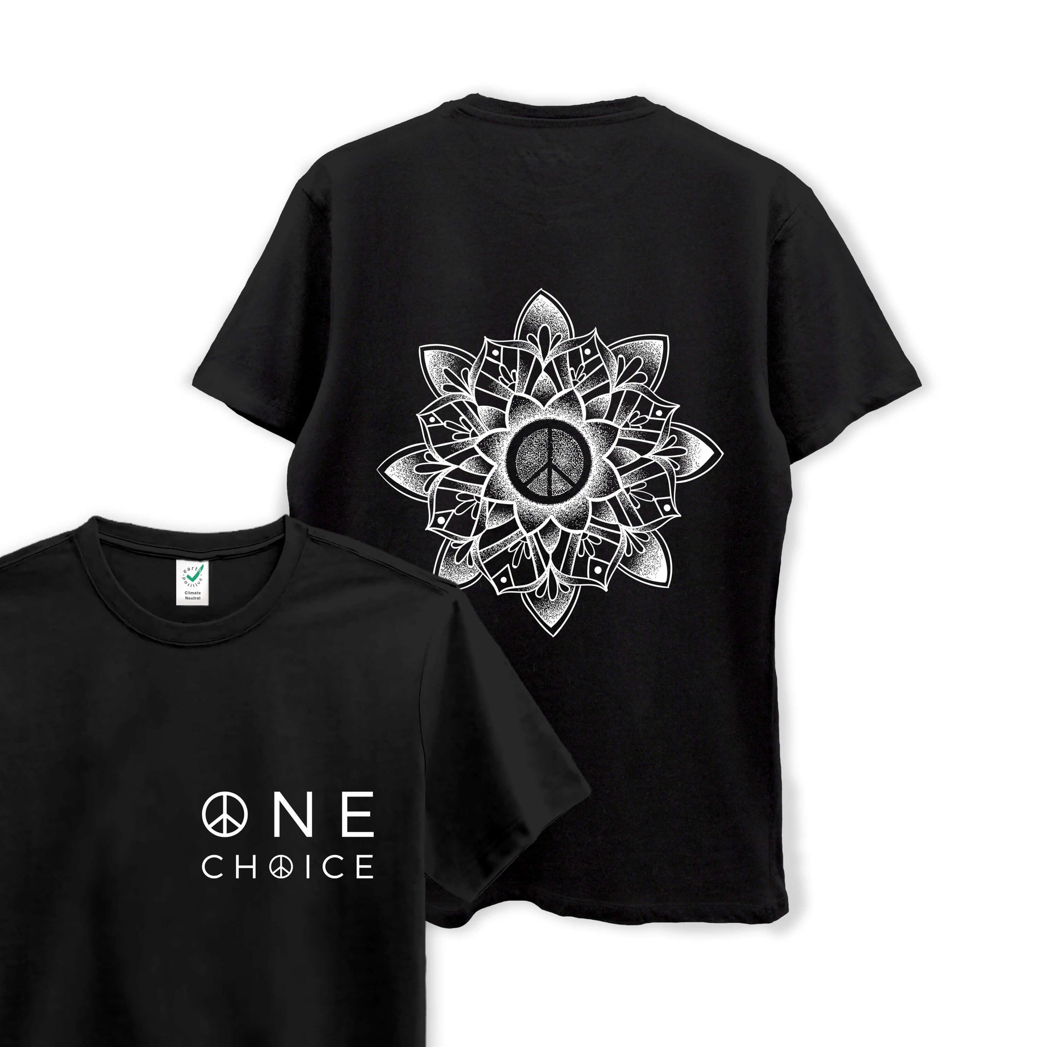 Peace Mandala - Organic Cotton Tee - One Choice Apparel