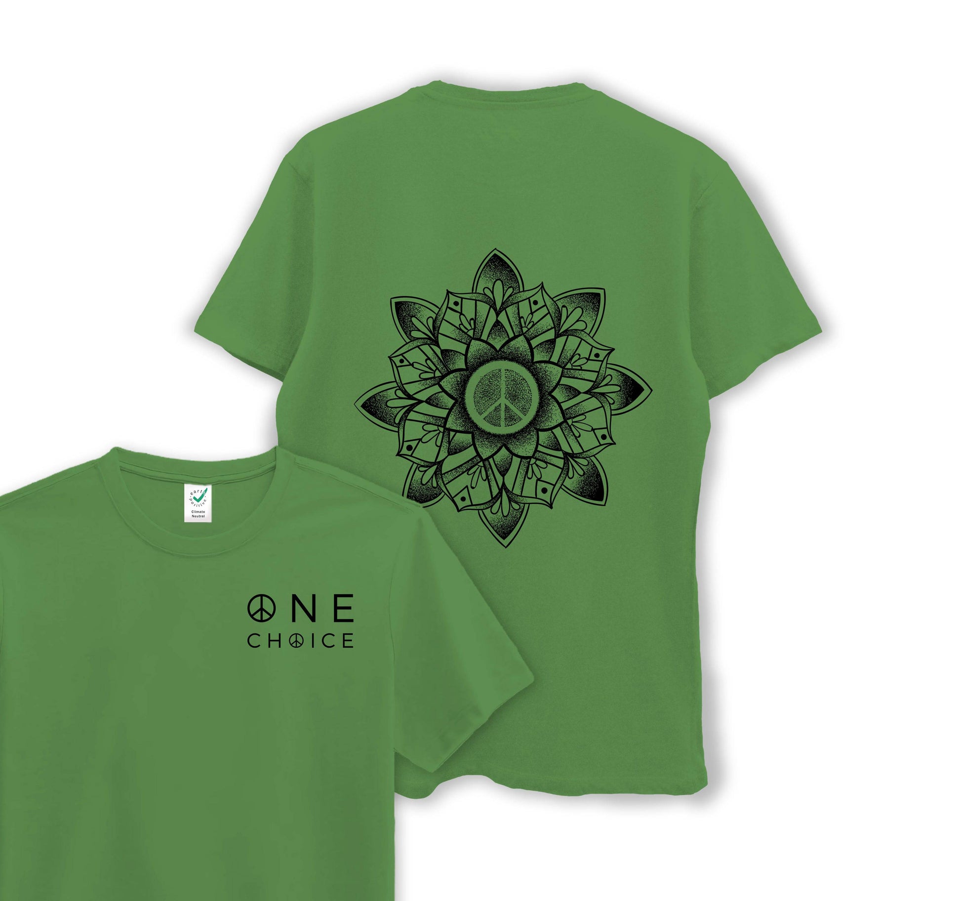 Peace Mandala - Organic Cotton Tee - One Choice Apparel