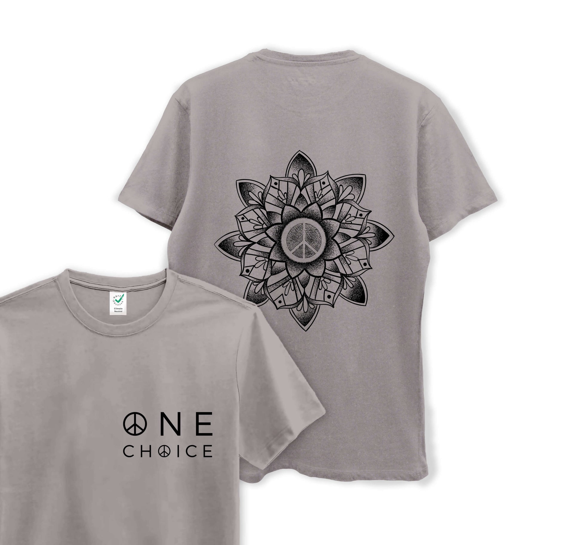 Peace Mandala - Organic Cotton Tee - One Choice Apparel