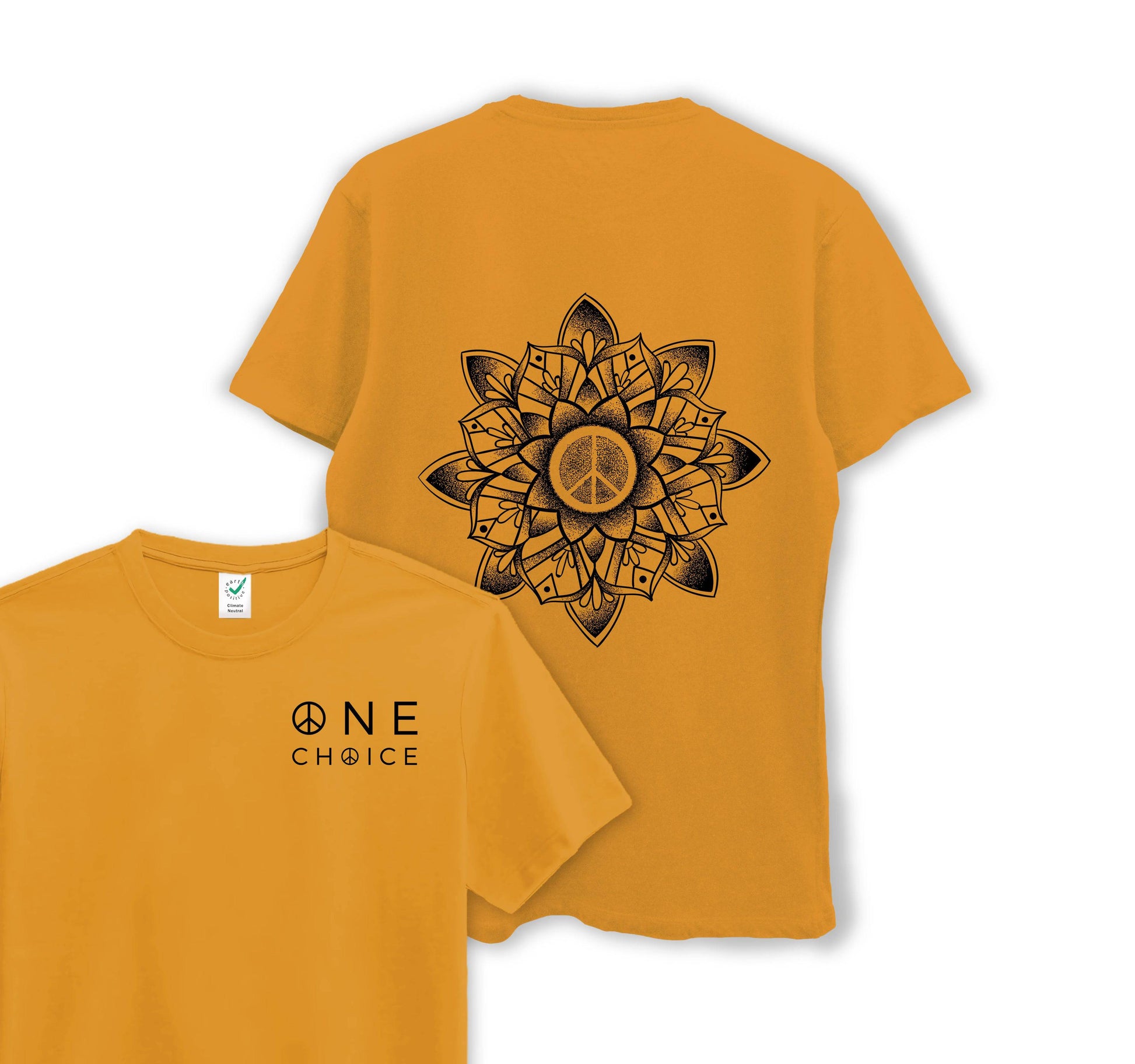 Peace Mandala - Organic Cotton Tee - One Choice Apparel