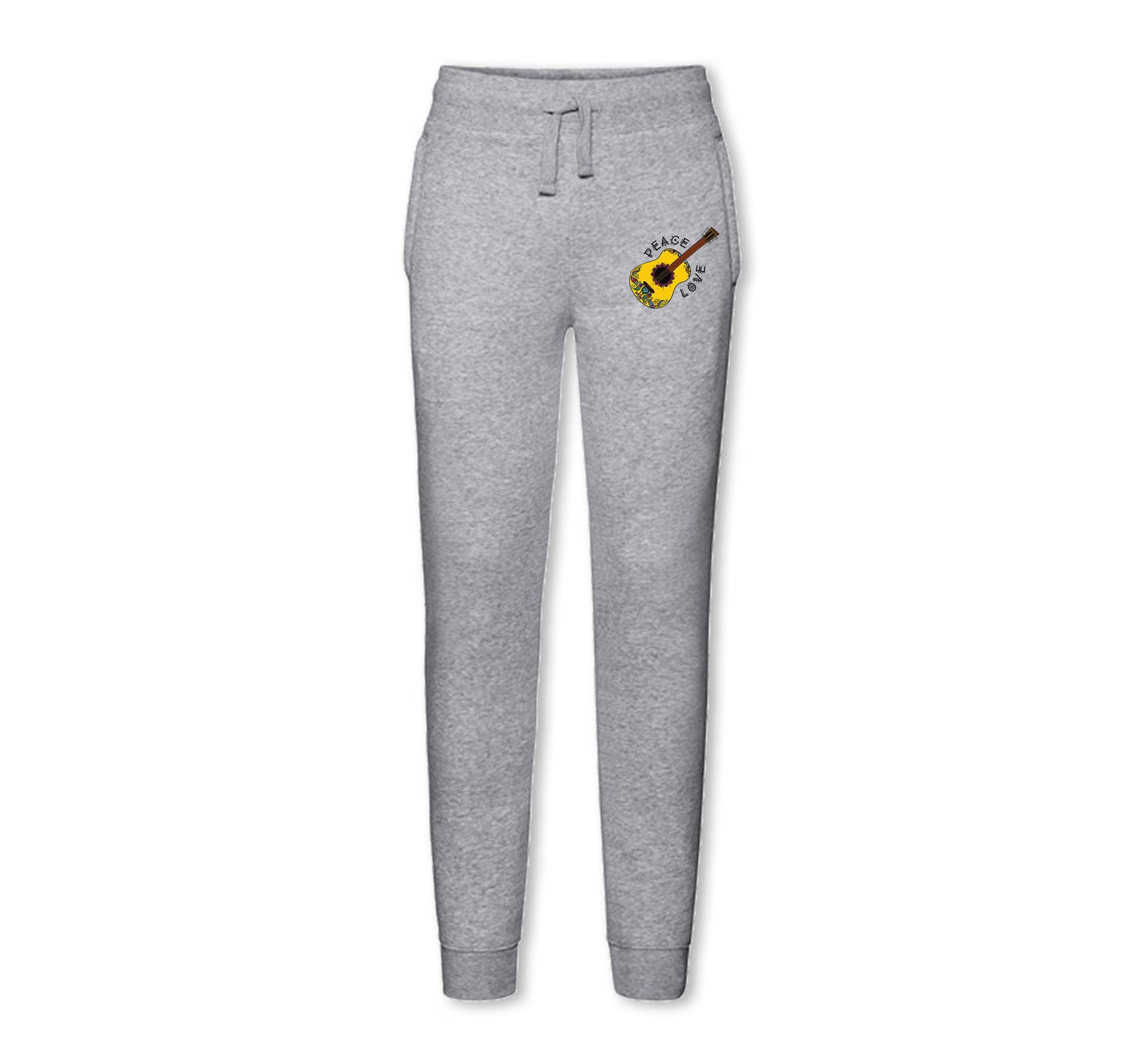 Peaceful Guitar Joggers - Organic Cotton - One Choice Apparel