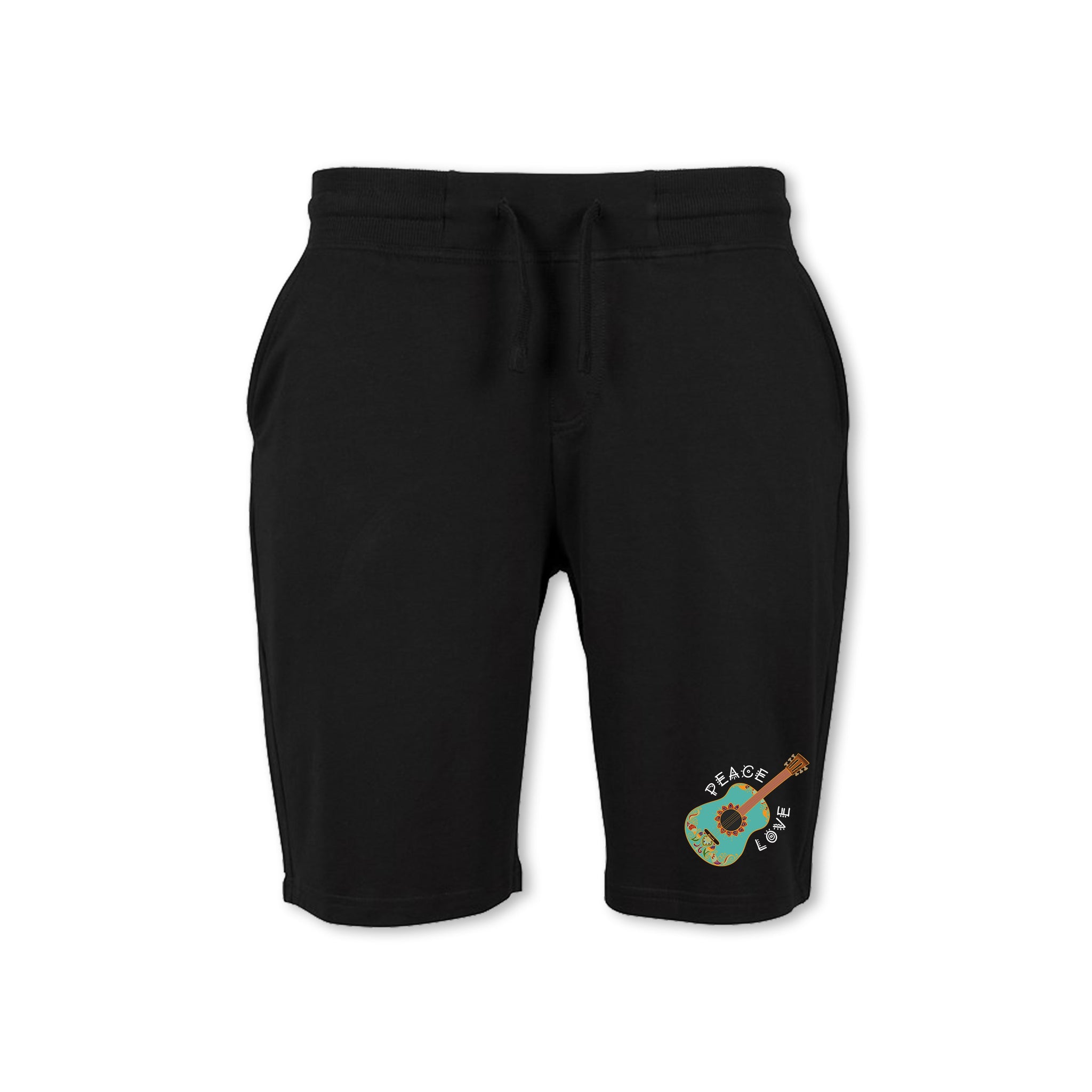 Peaceful Guitar Shorts - Organic Cotton - One Choice Apparel