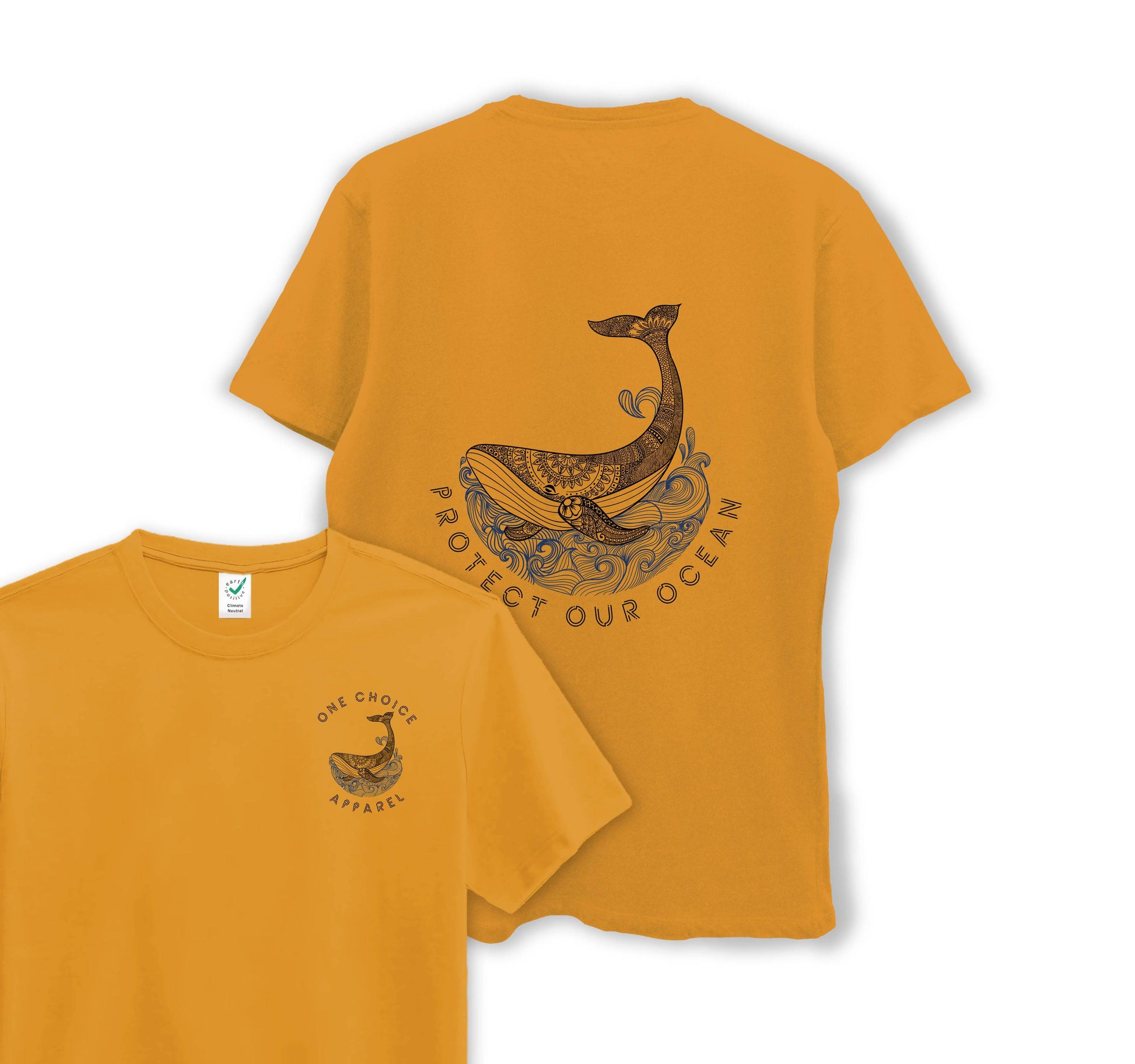 Protect Our Ocean - Organic Cotton Tee - One Choice Apparel