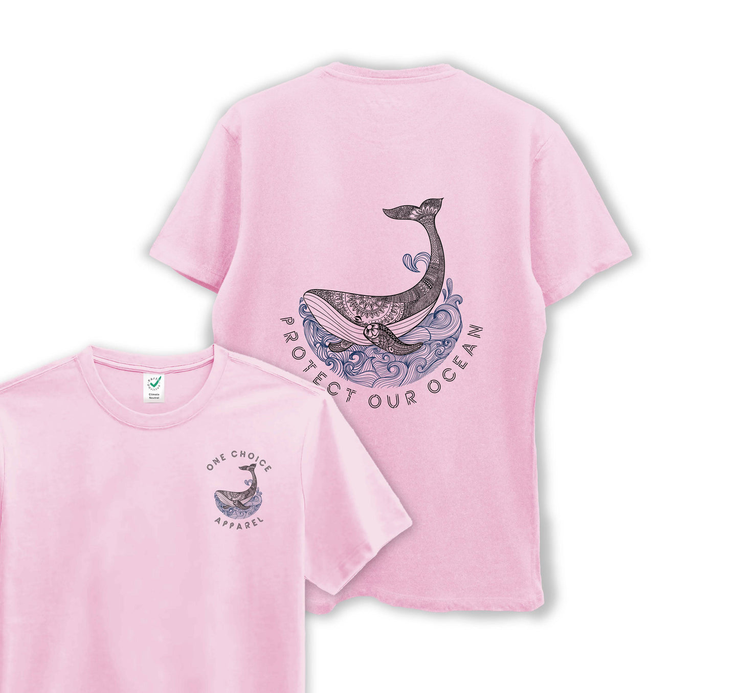 Protect Our Ocean - Organic Cotton Tee - One Choice Apparel