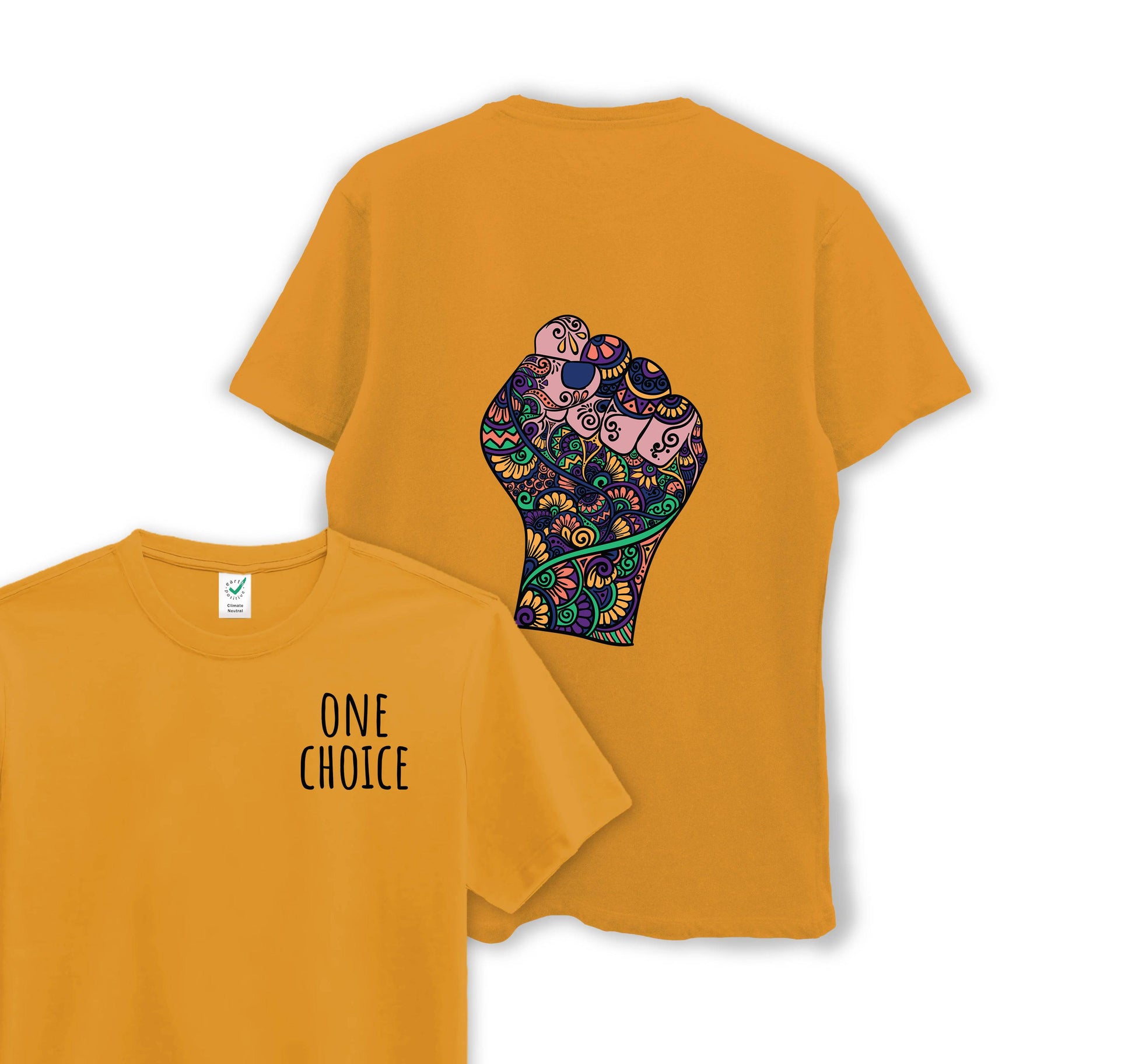 Raised Fist - Organic Cotton Tee - One Choice Apparel