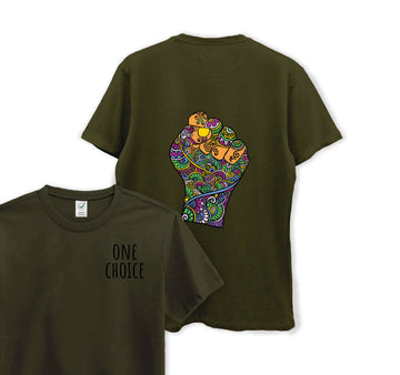 Raised Fist - Organic Cotton Tee - One Choice Apparel