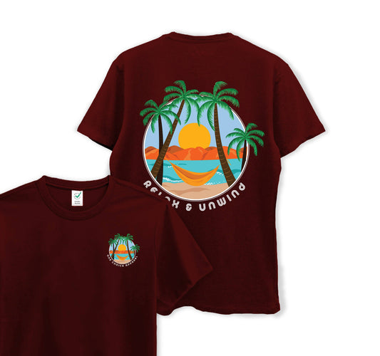 Relax & Unwind - Organic Cotton Tee - One Choice Apparel