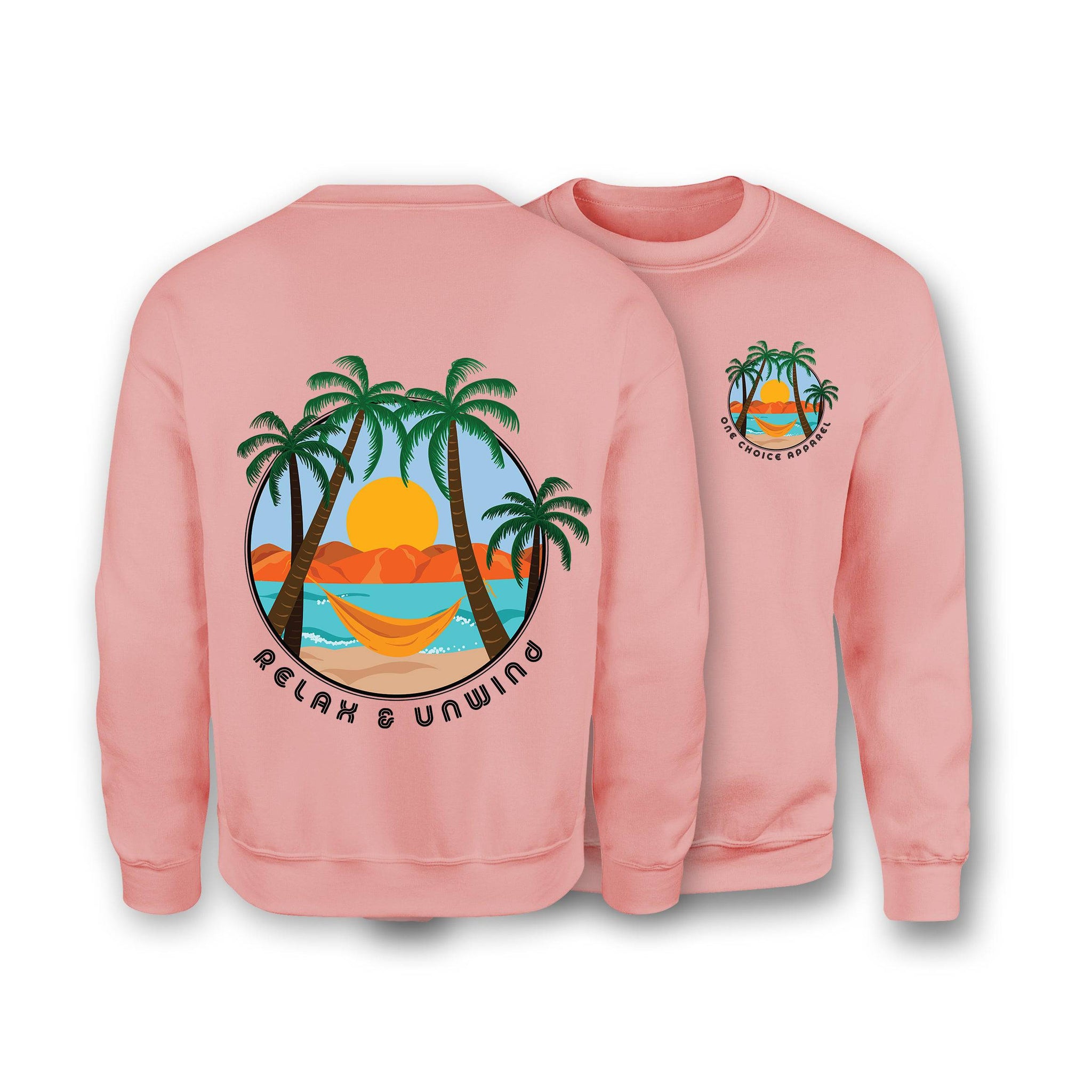 Relax & Unwind Sweatshirt - Organic Cotton Sweatshirt - One Choice Apparel