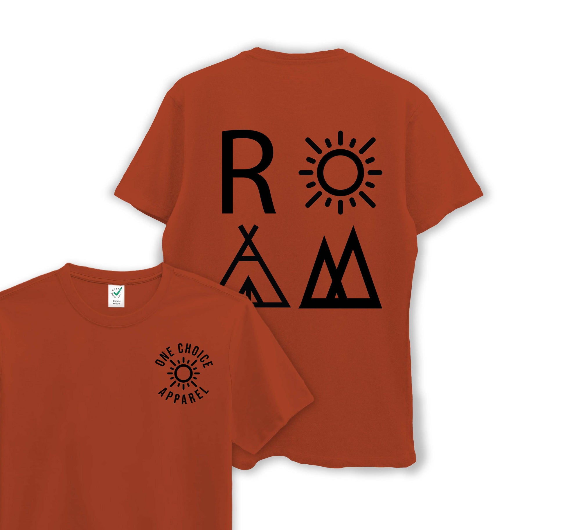 ROAM Tee - Organic Cotton Tee - One Choice Apparel