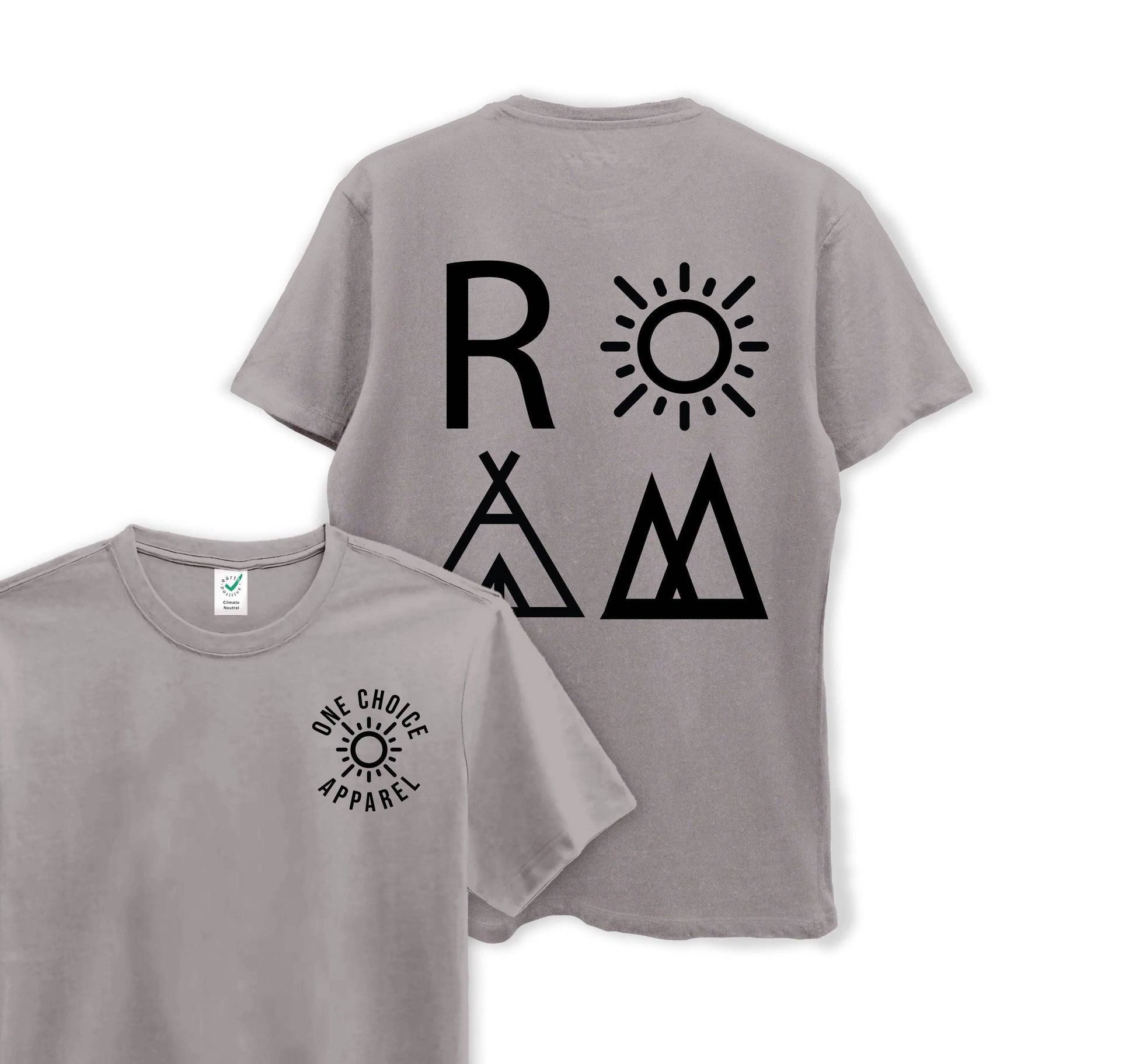 ROAM Tee - Organic Cotton Tee - One Choice Apparel