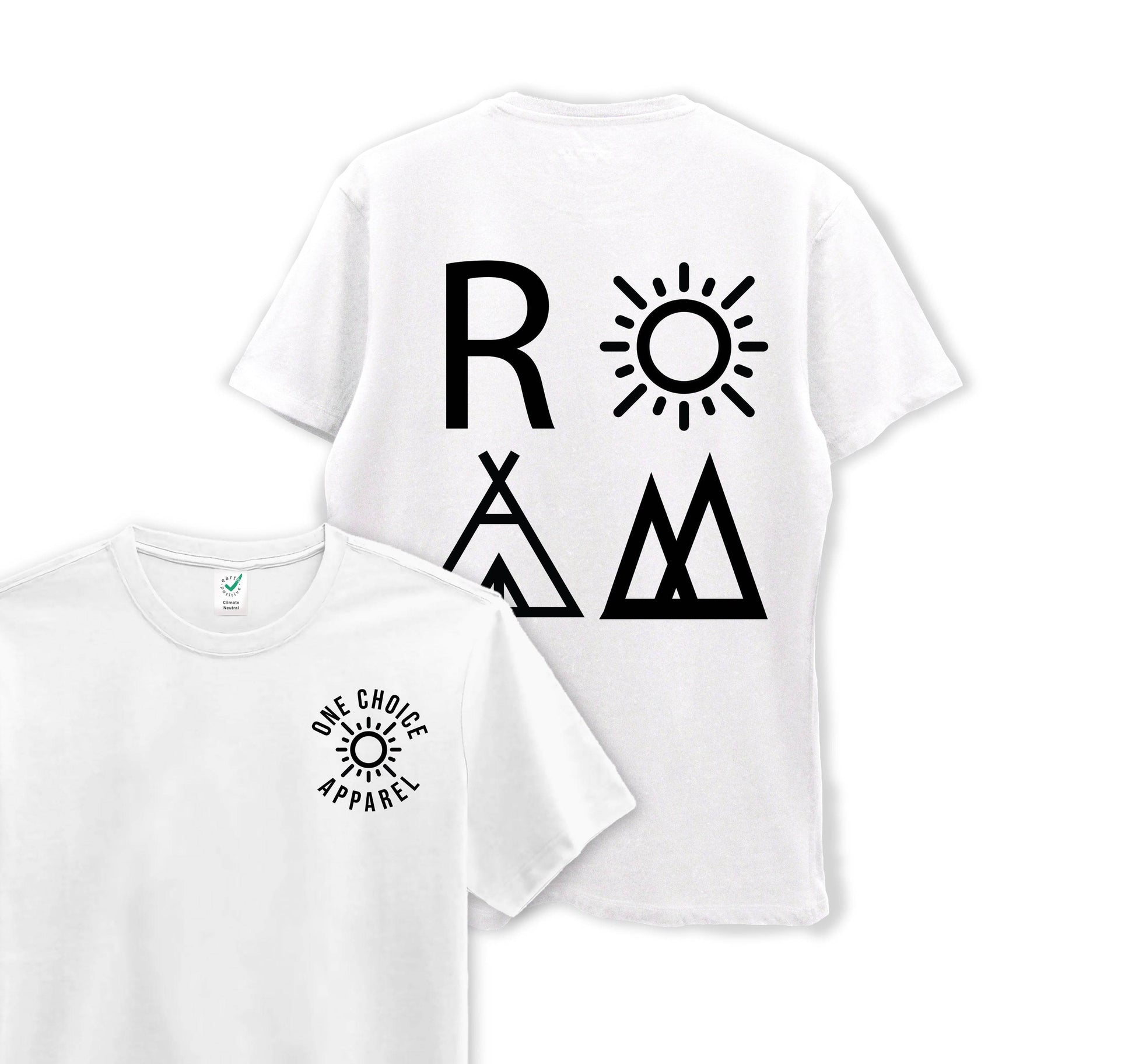 ROAM Tee - Organic Cotton Tee - One Choice Apparel