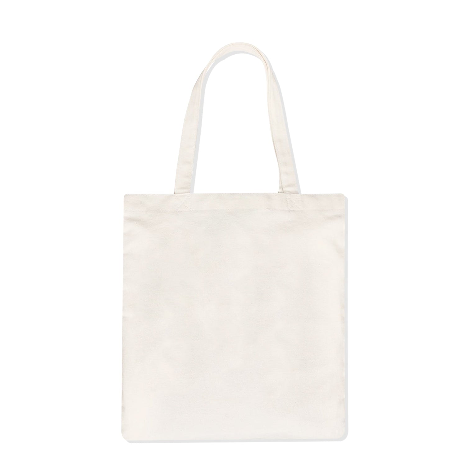 Round Peace Sign Natural Tote Bag - One Choice Apparel