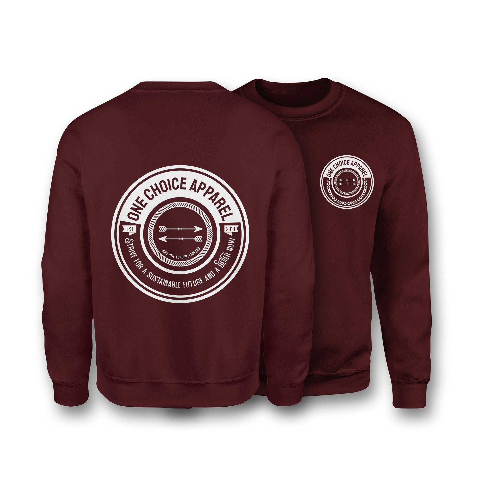 Strive Sweatshirt - Organic Cotton Sweatshirt - One Choice Apparel