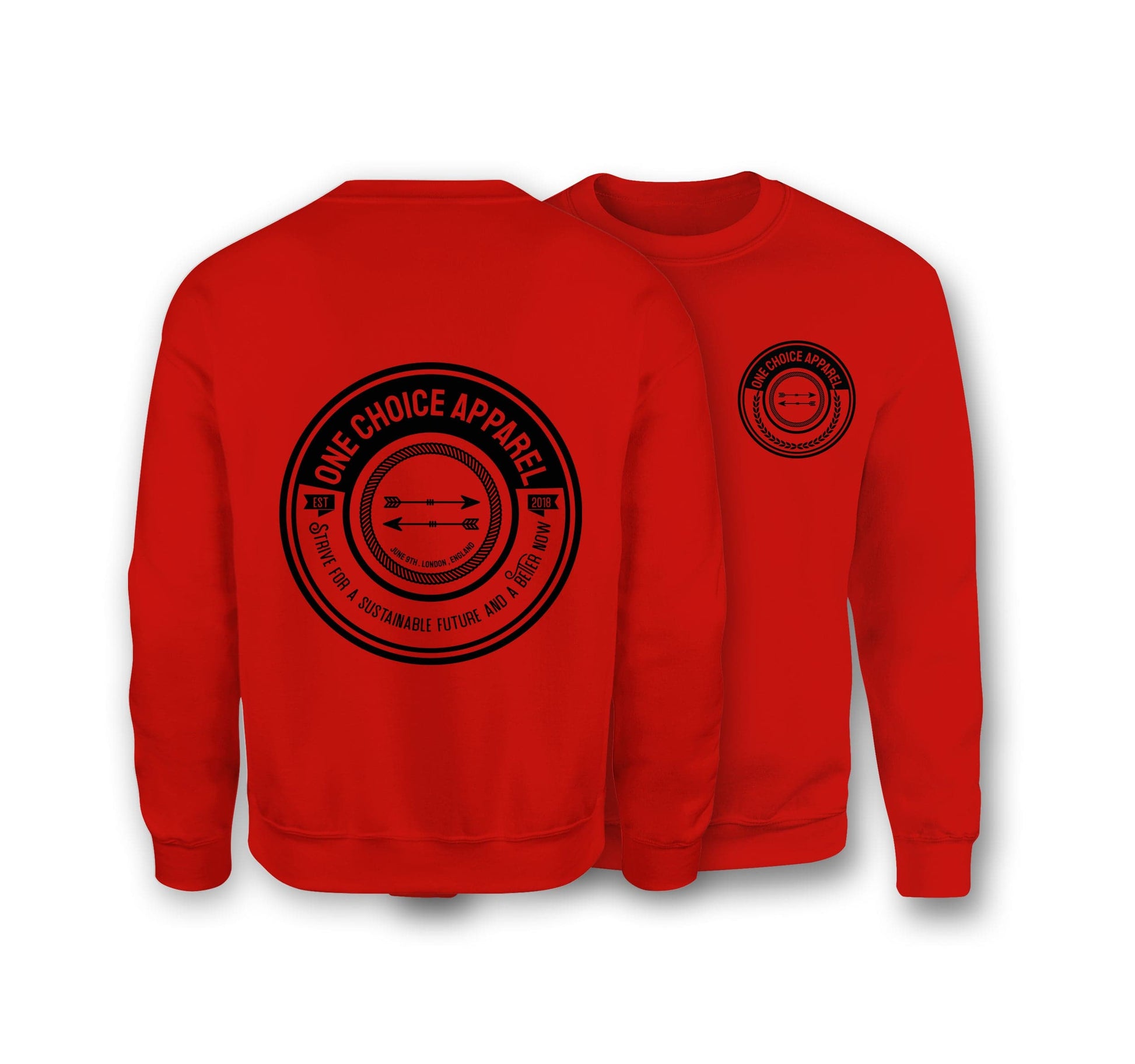 Strive Sweatshirt - Organic Cotton Sweatshirt - One Choice Apparel