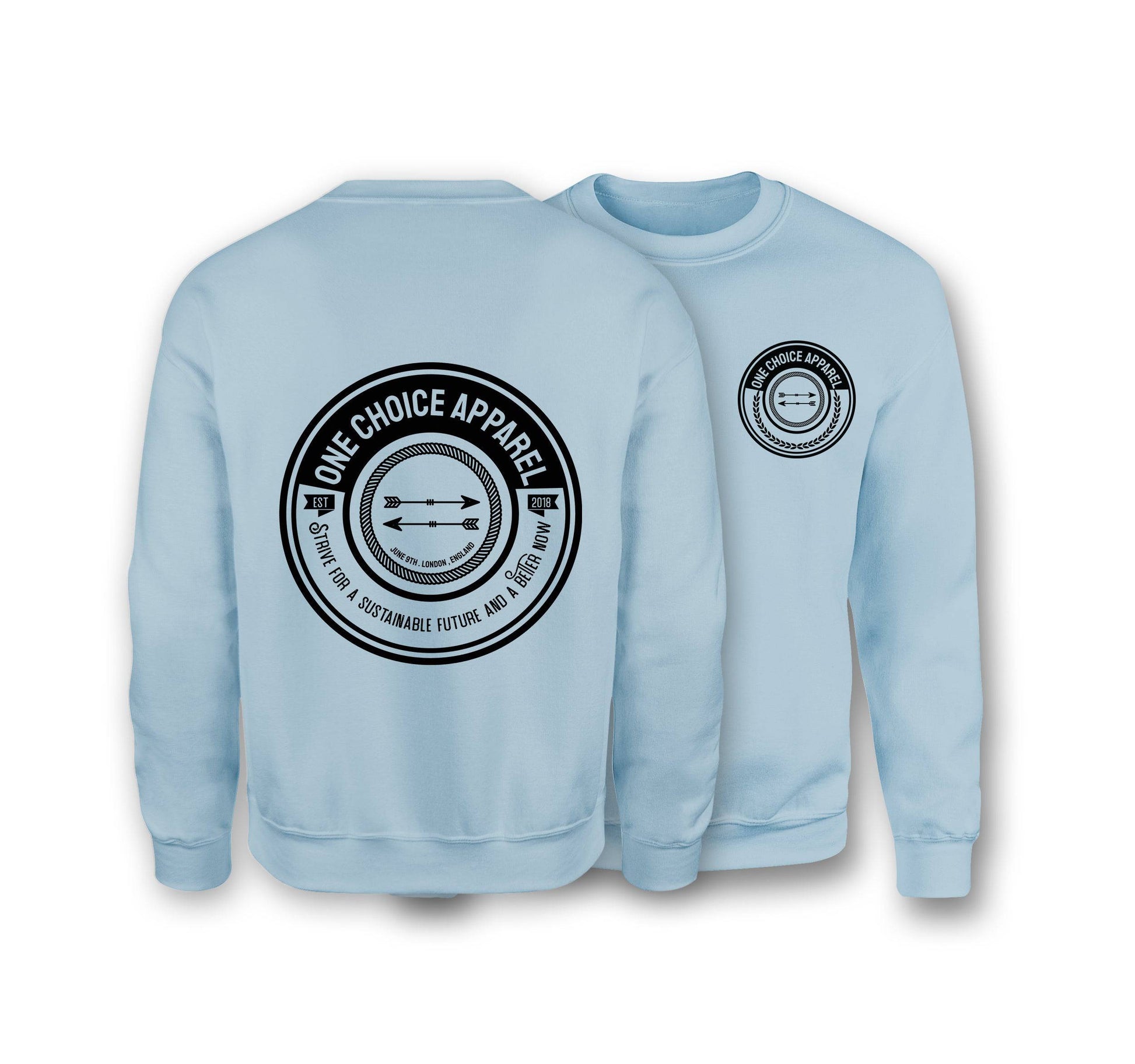 Strive Sweatshirt - Organic Cotton Sweatshirt - One Choice Apparel