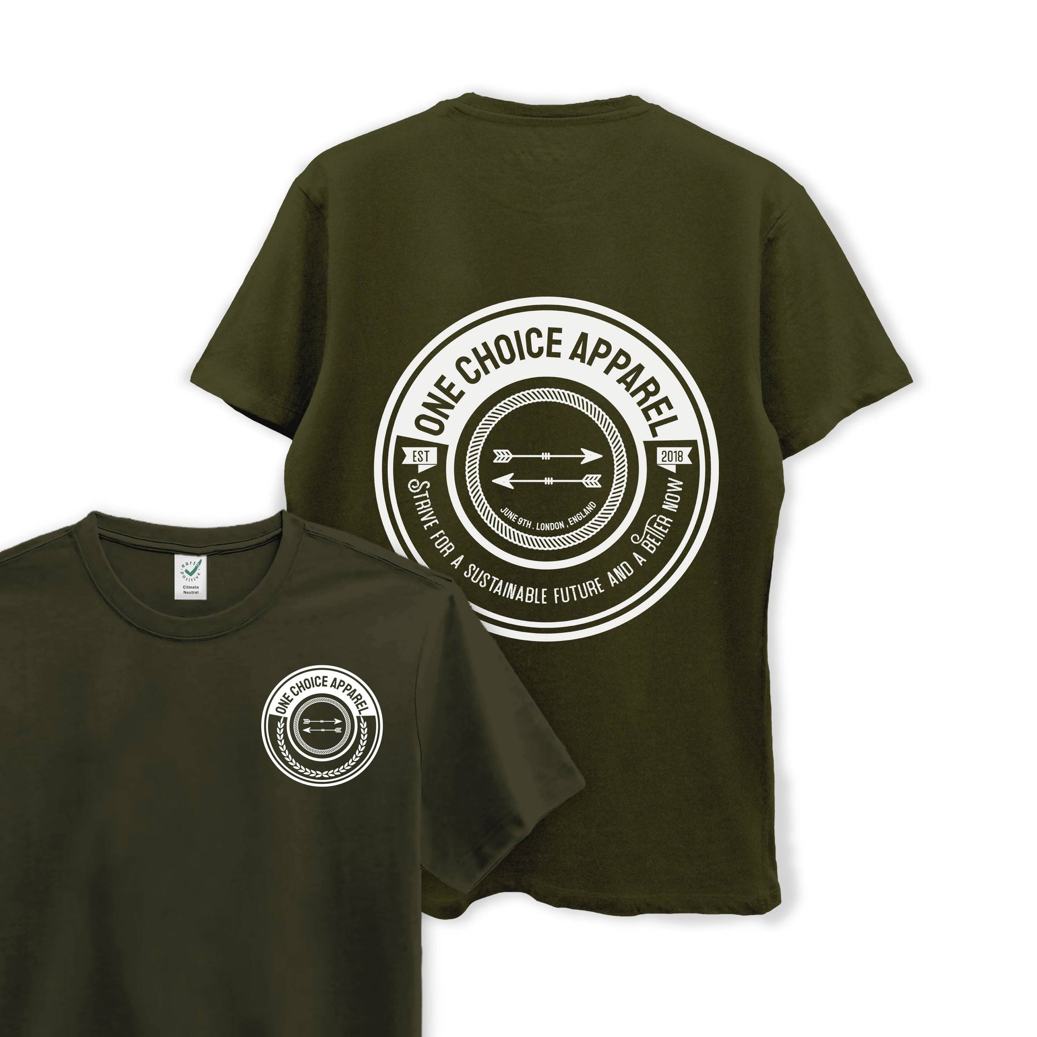 Strive Tee - Organic Cotton Tee - One Choice Apparel