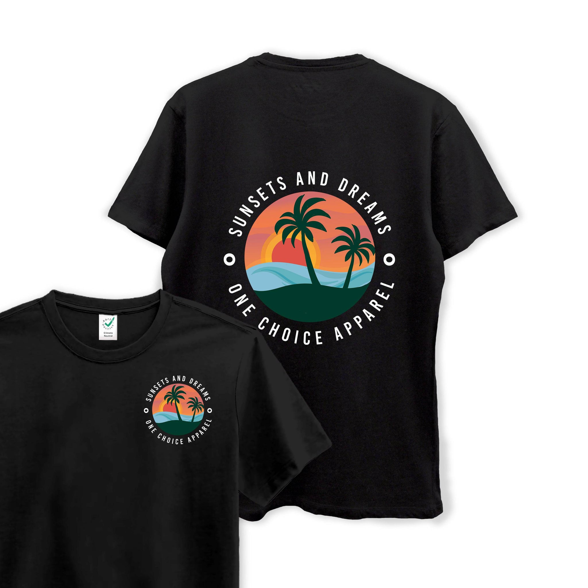 Sunset & Dreams - Organic Cotton Tee - One Choice Apparel