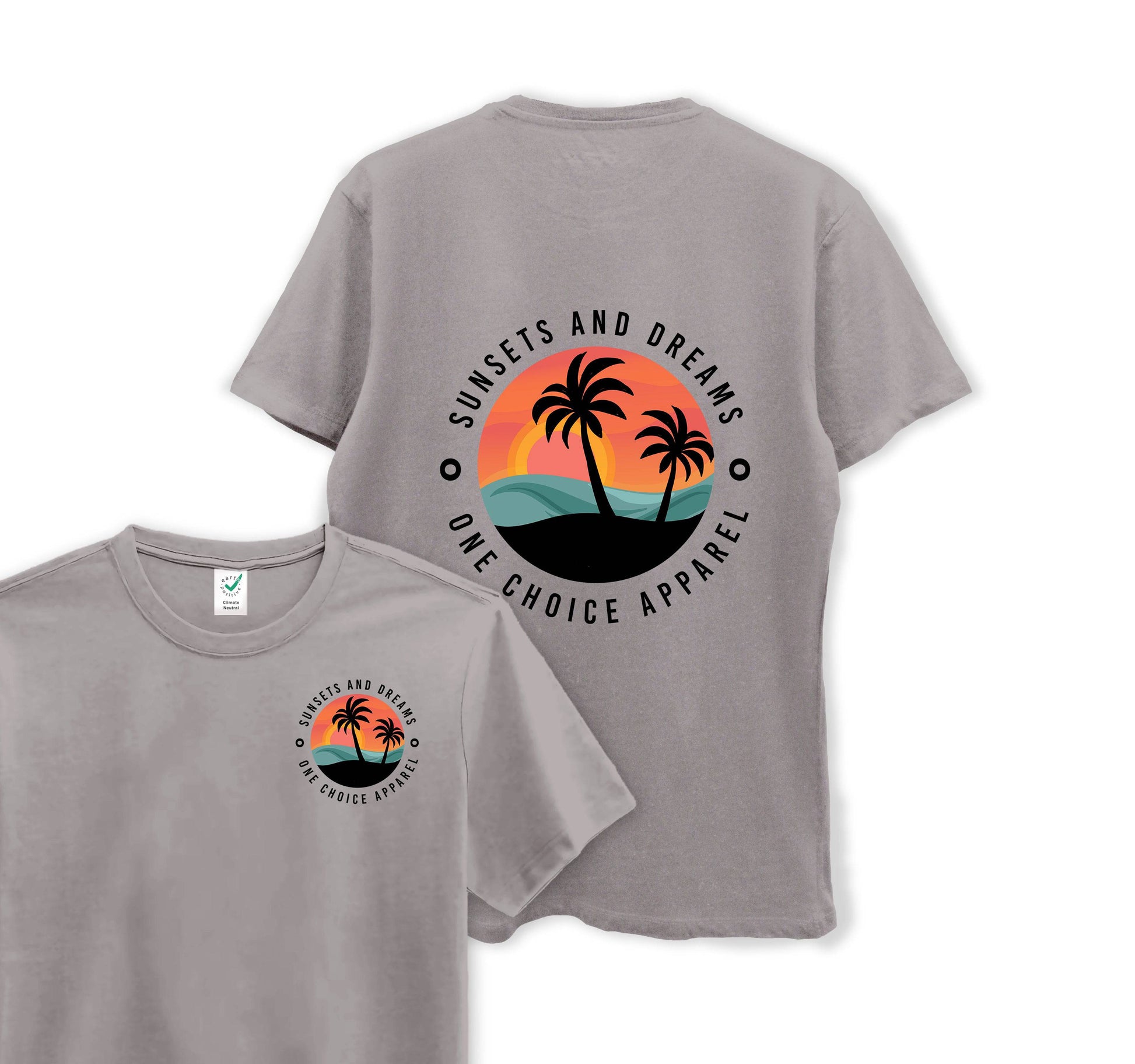 Sunset & Dreams - Organic Cotton Tee - One Choice Apparel