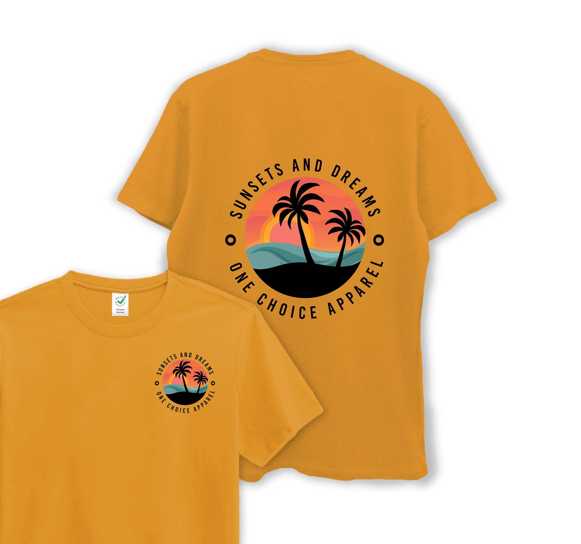 Sunset & Dreams - Organic Cotton Tee - One Choice Apparel